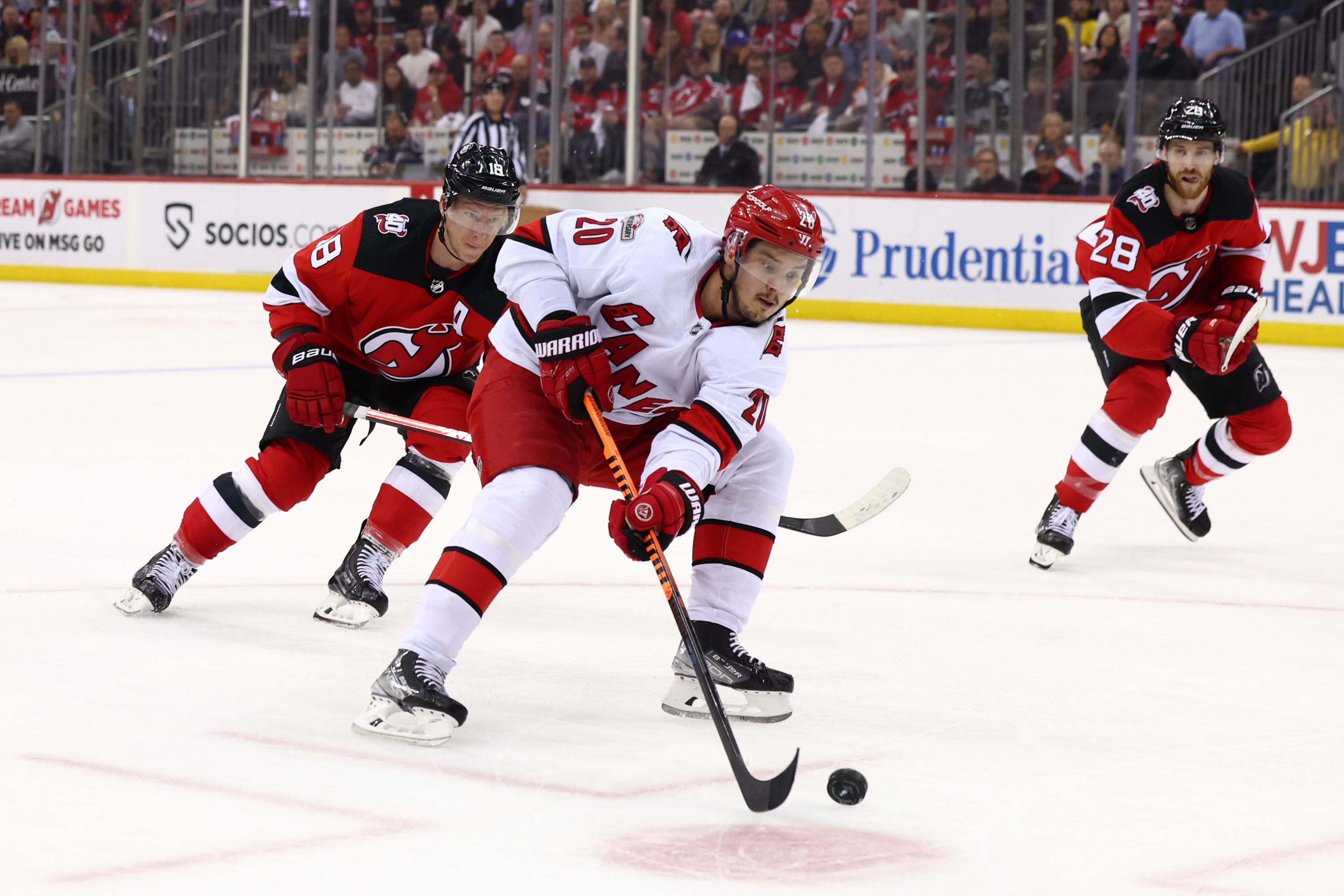 Martin Necas helps Hurricanes take 3-1 series lead vs. Devils | Reuters