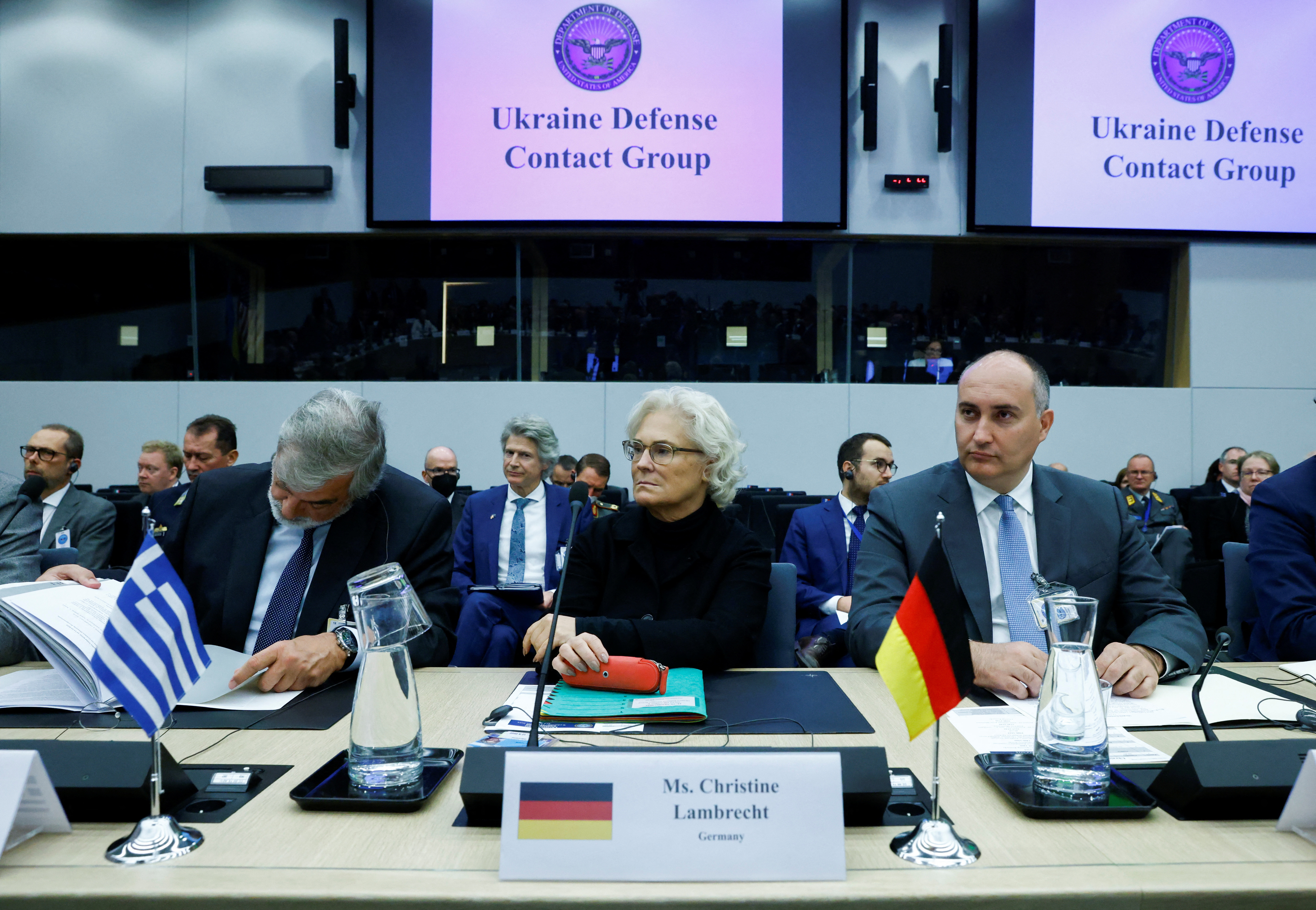 Meeting of the Ukraine Defence Contact Group during a NATO defence ministers meeting at the Alliance's headquarters in Brussels