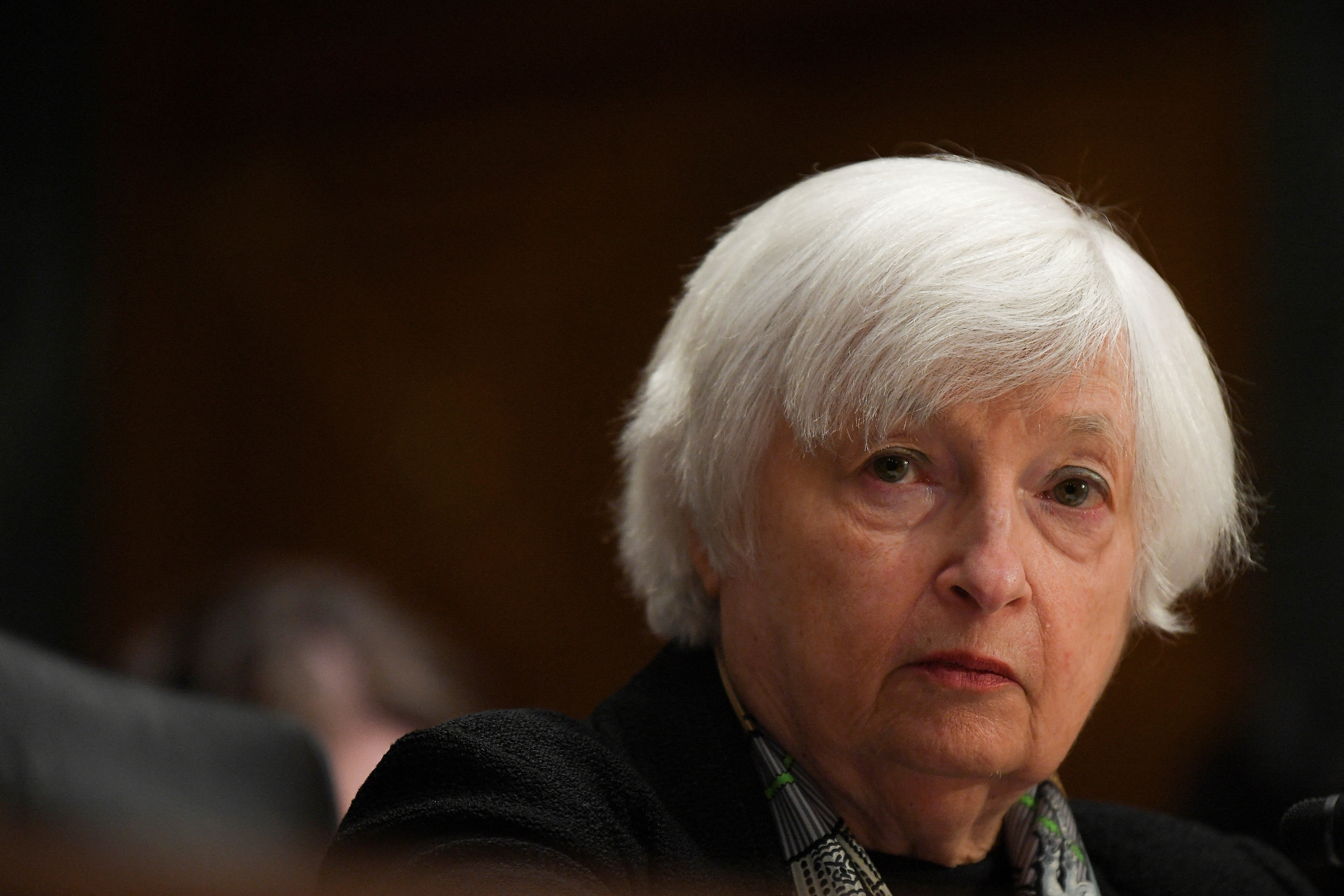 U.S. Treasury Secretary Janet Yellen testifies before Senate panel, on Capitol Hill in Washington