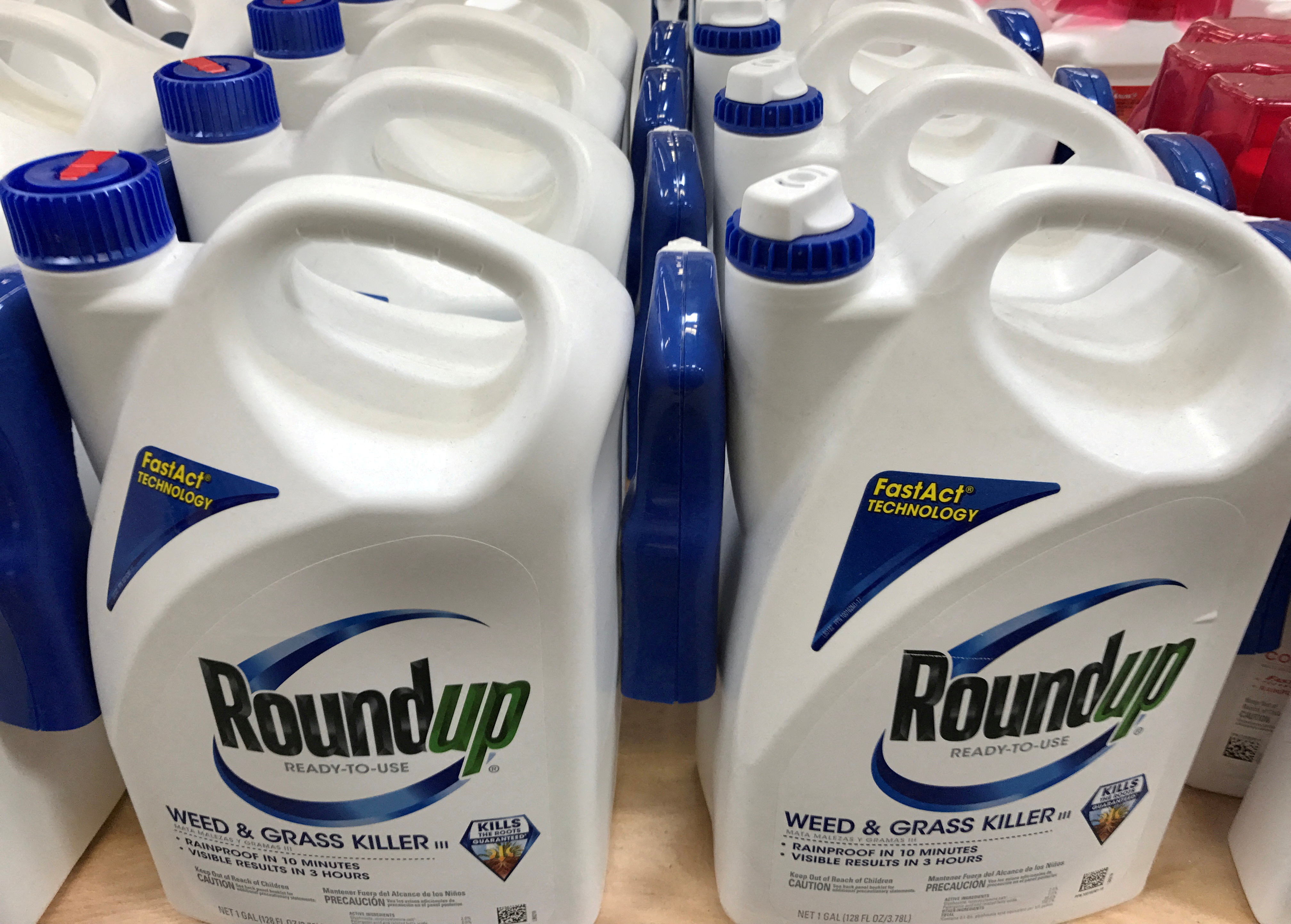 Bayer's Roundup shown for sale in California