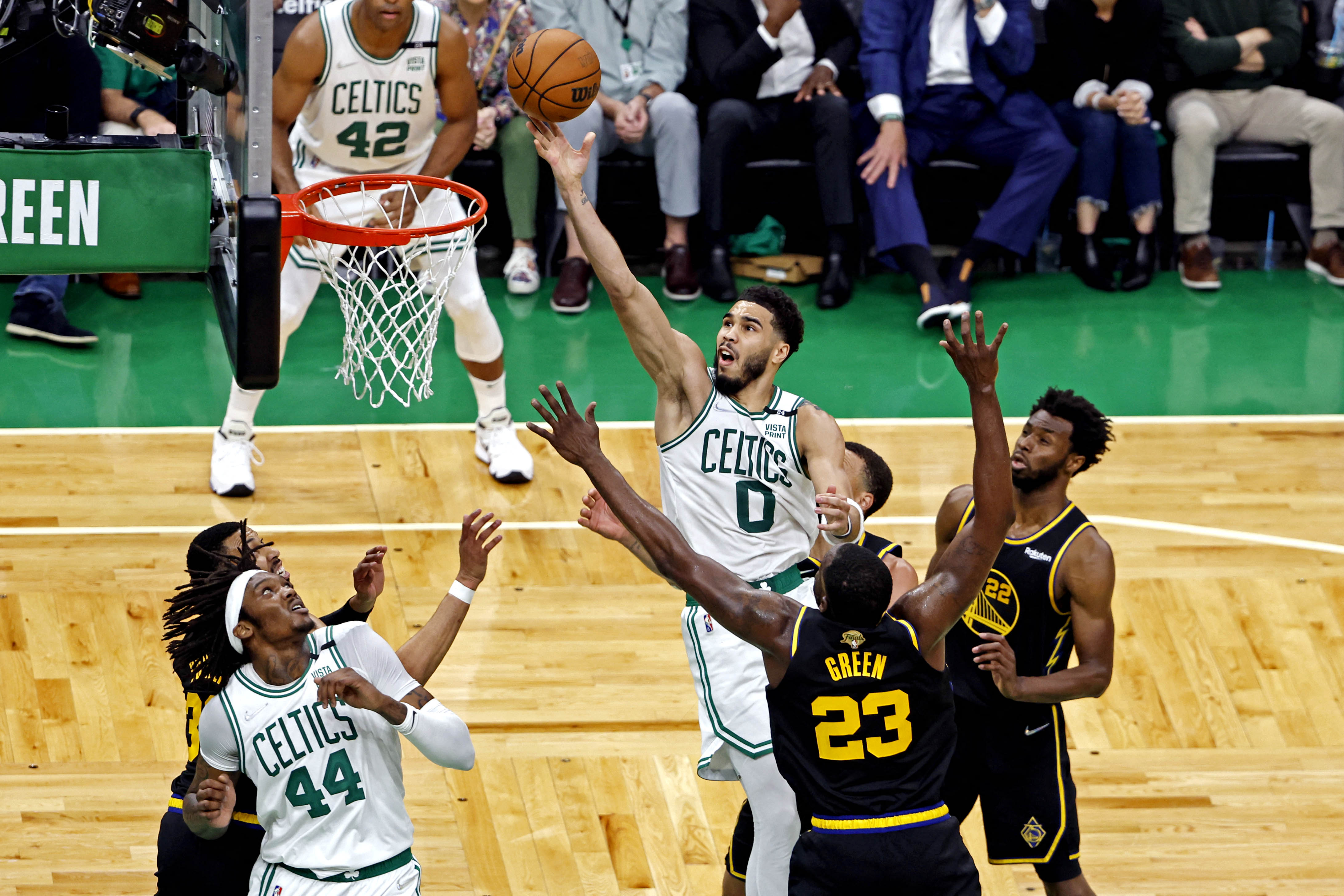 Celtics outmuscle Warriors to take 2-1 Finals lead | Reuters