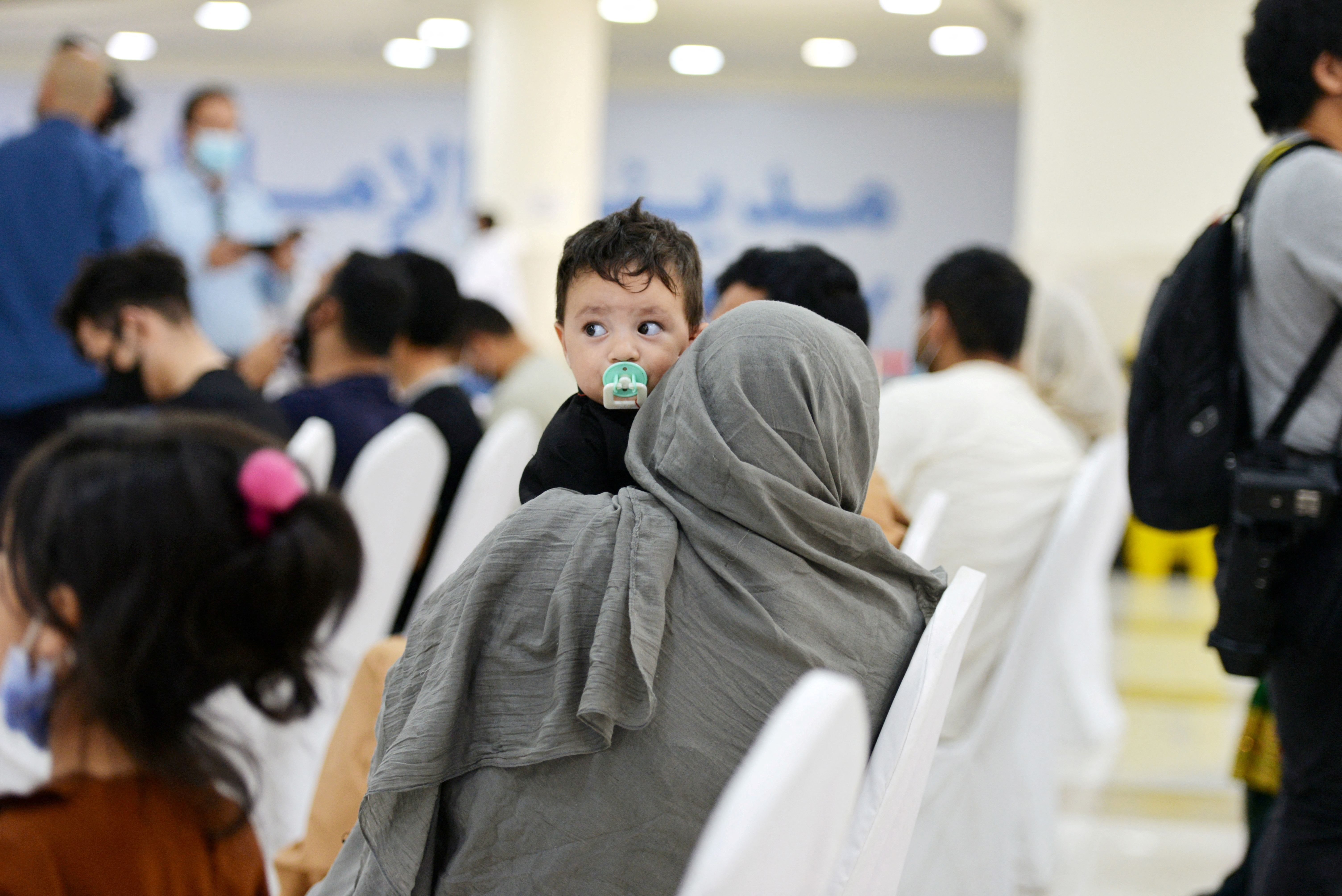 Evacuees from Afghanistan arrive in Abu Dhabi