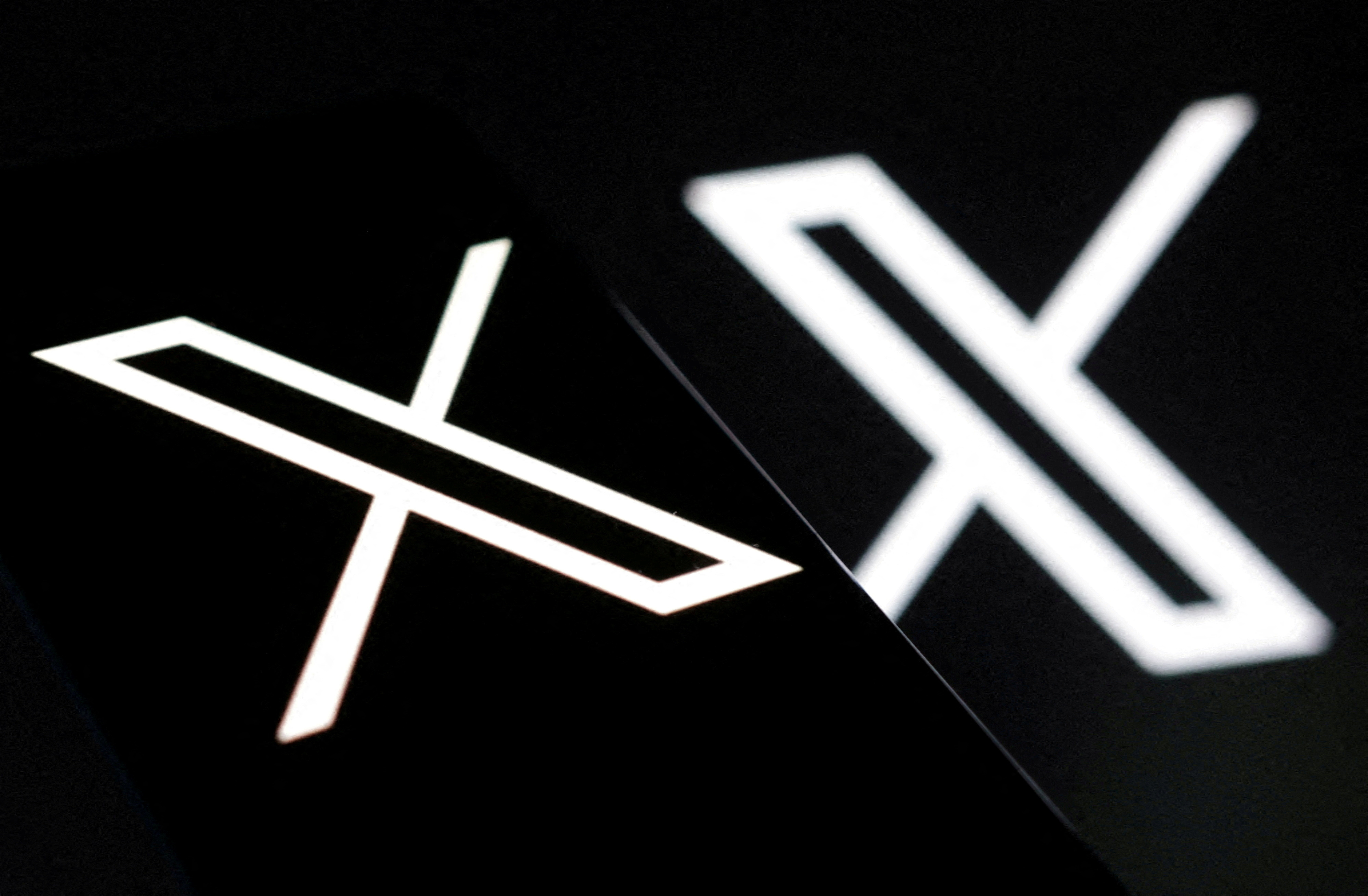 FILE PHOTO: Illustration shows the logo of X, formerly Twitter