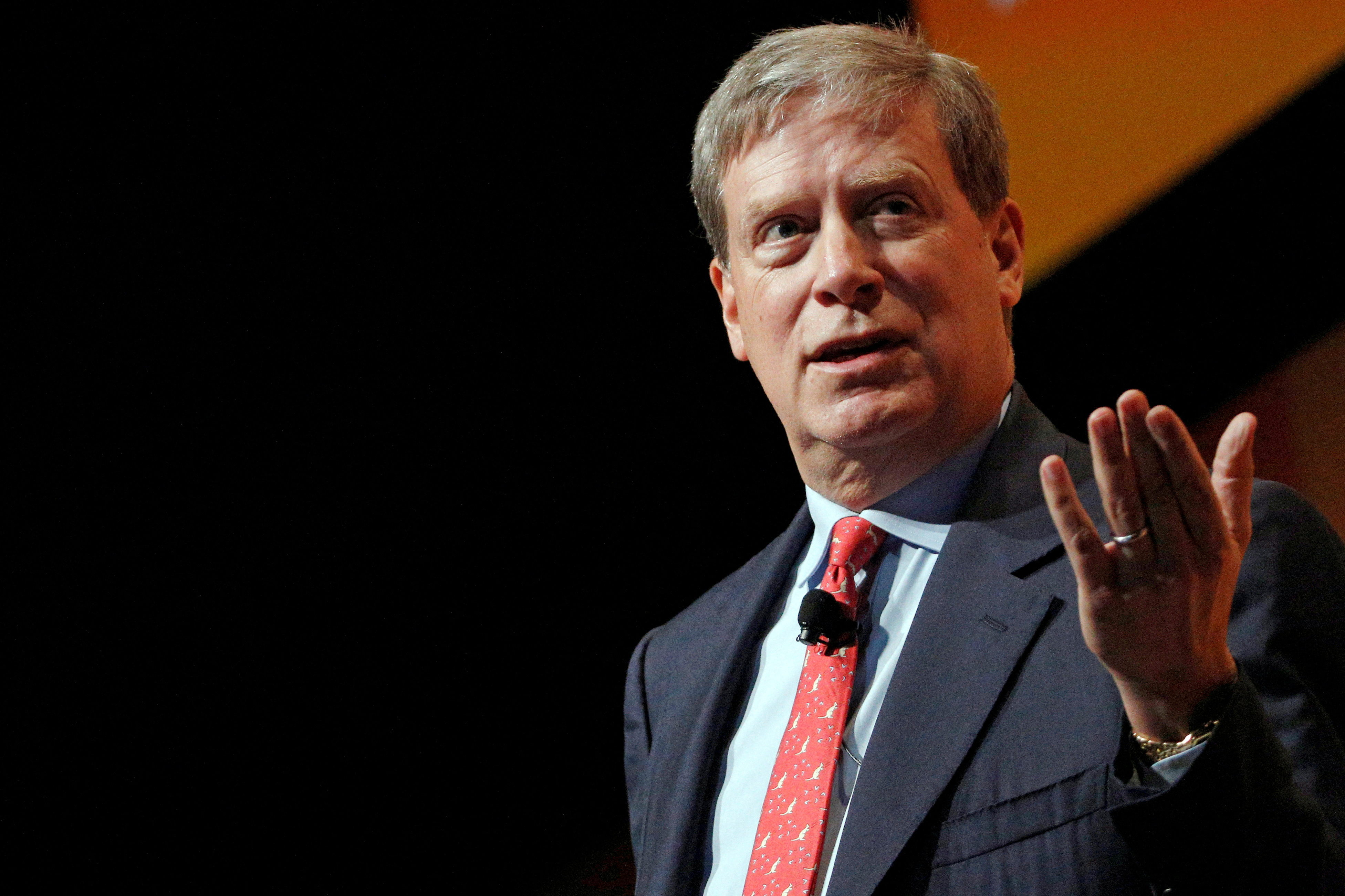 Stanley Druckenmiller, Chairman and CEO of Duquesne Family Office LLC., speaks at the Sohn Investment Conference in New York