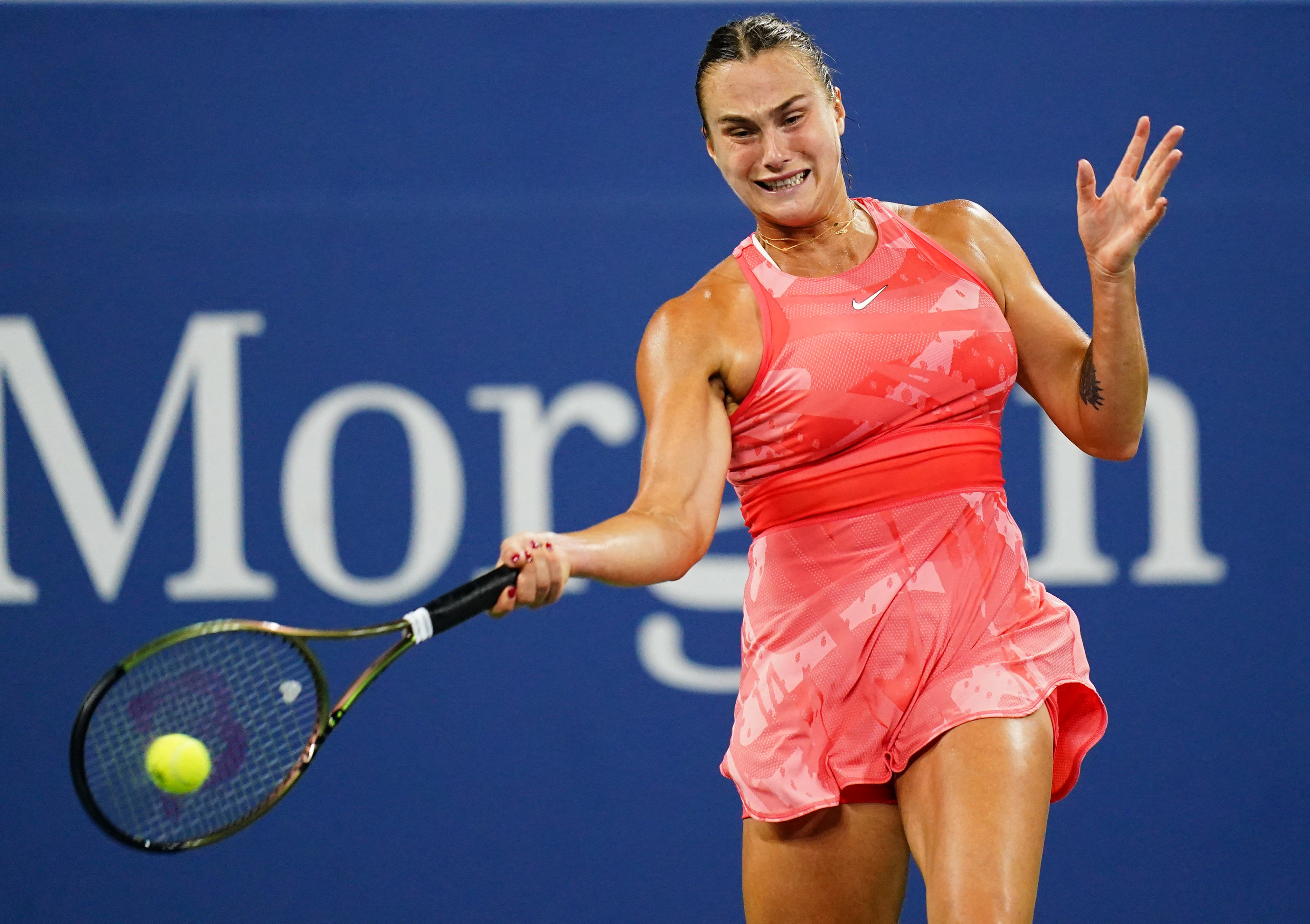 Sabalenka powers past Burrage into U.S