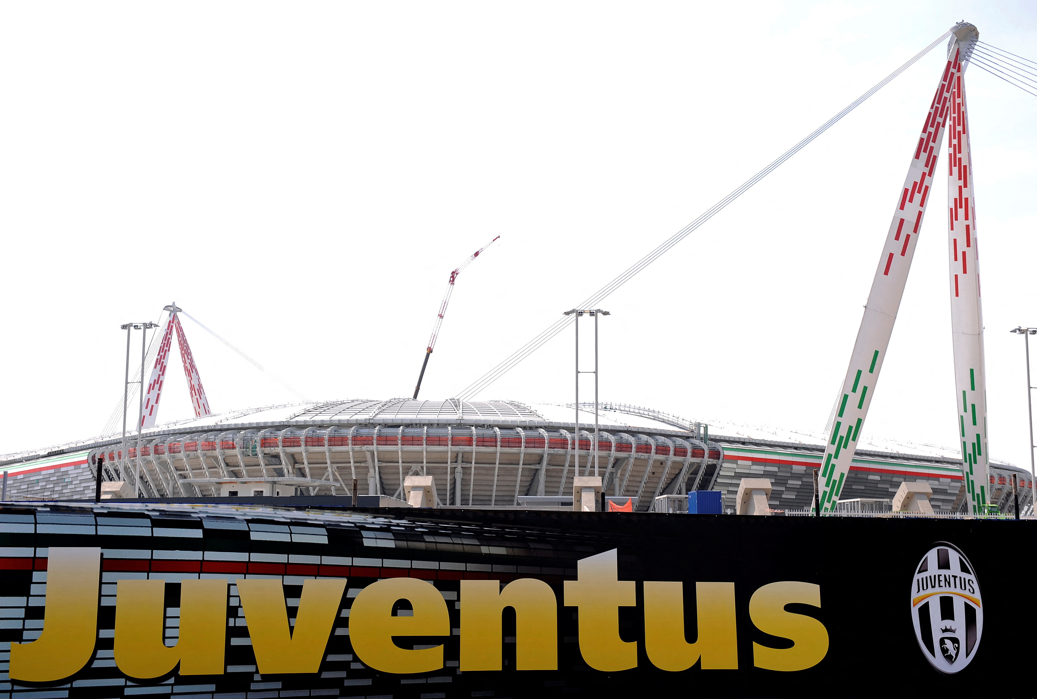Una veduta del nuovo stadio della Juventus Football Club di Torino