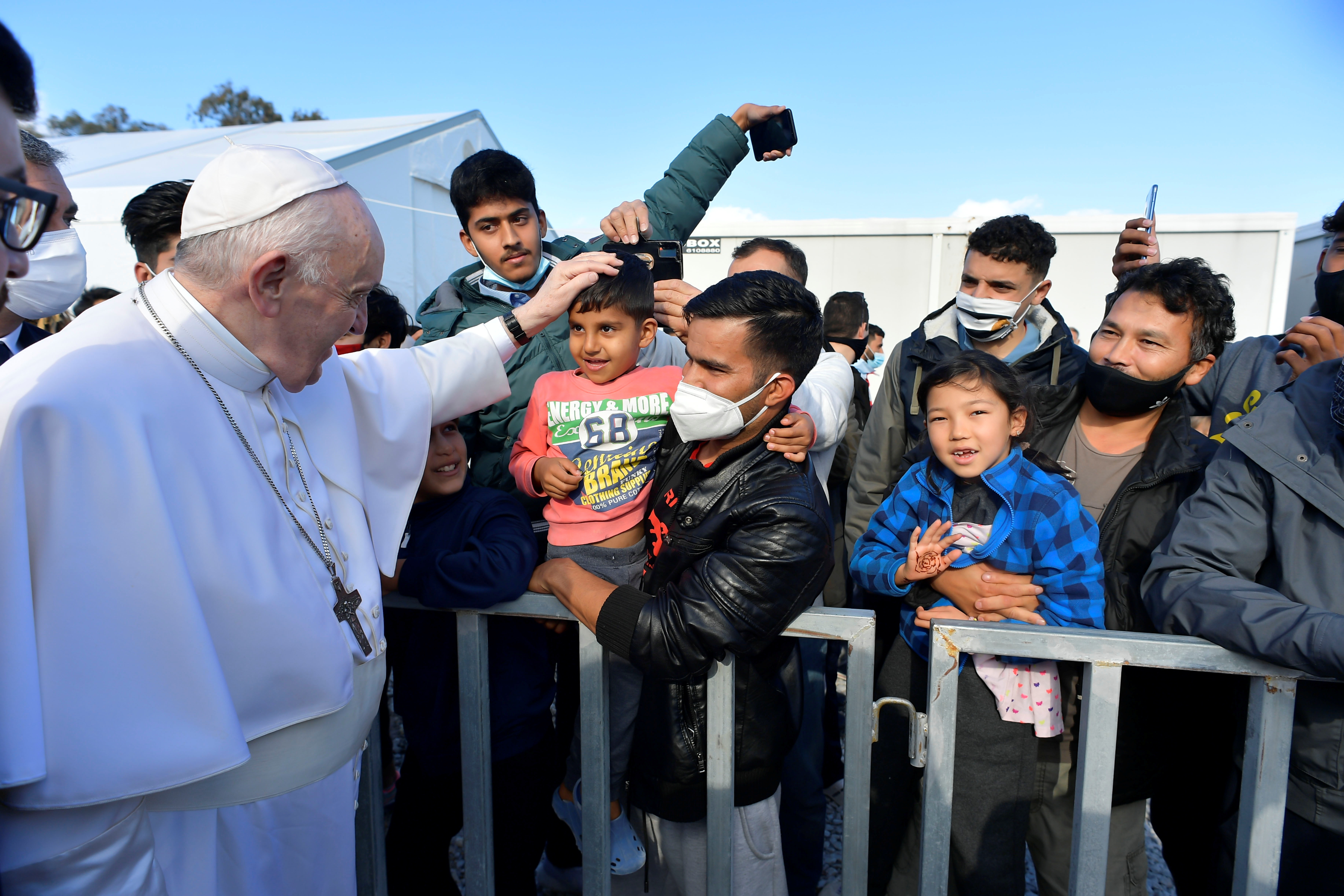 Pope arrives in Greece blasting rise of nationalism across Europe