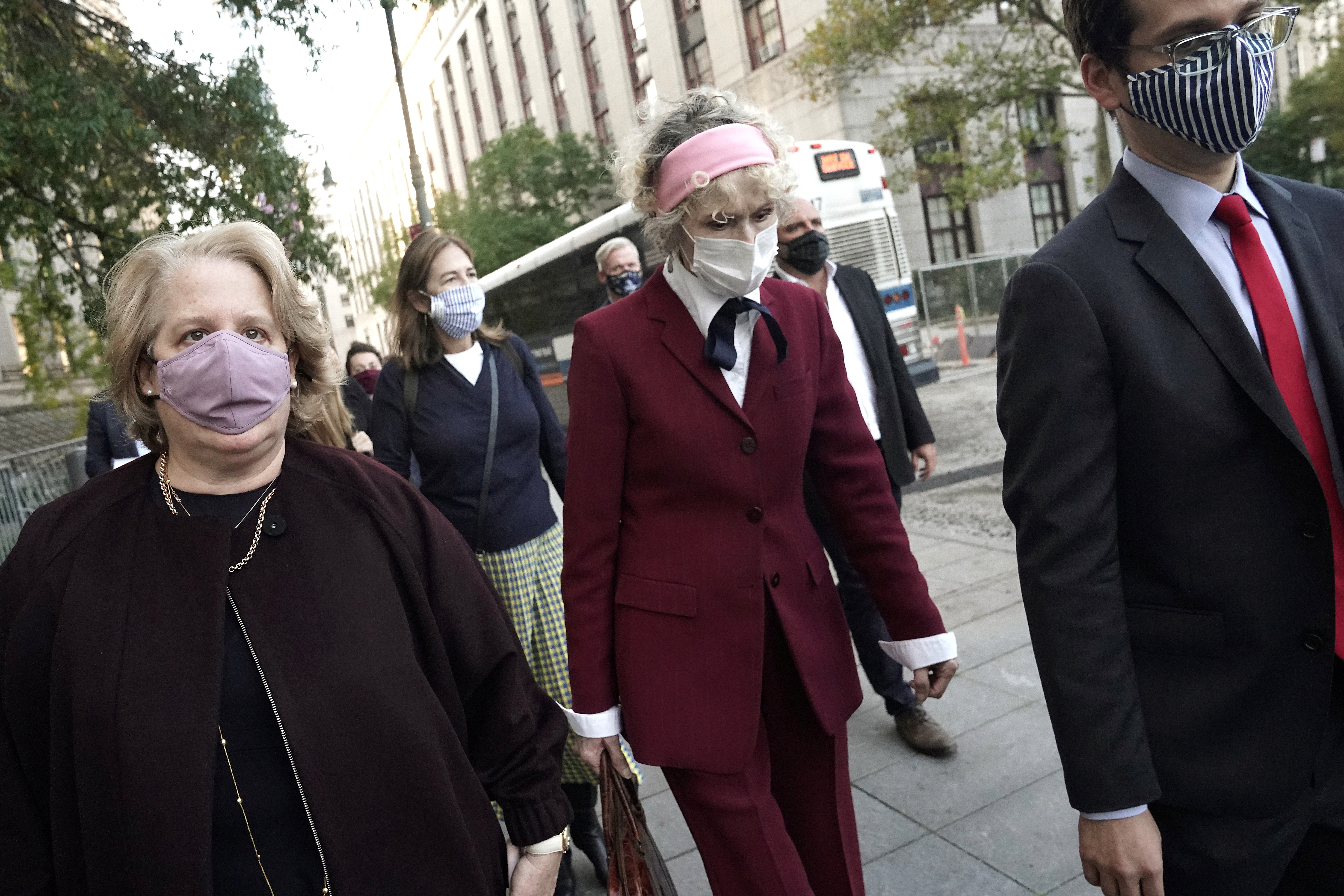 U.S. President Donald Trump rape accuser E. Jean Carroll departs from her hearing at federal court