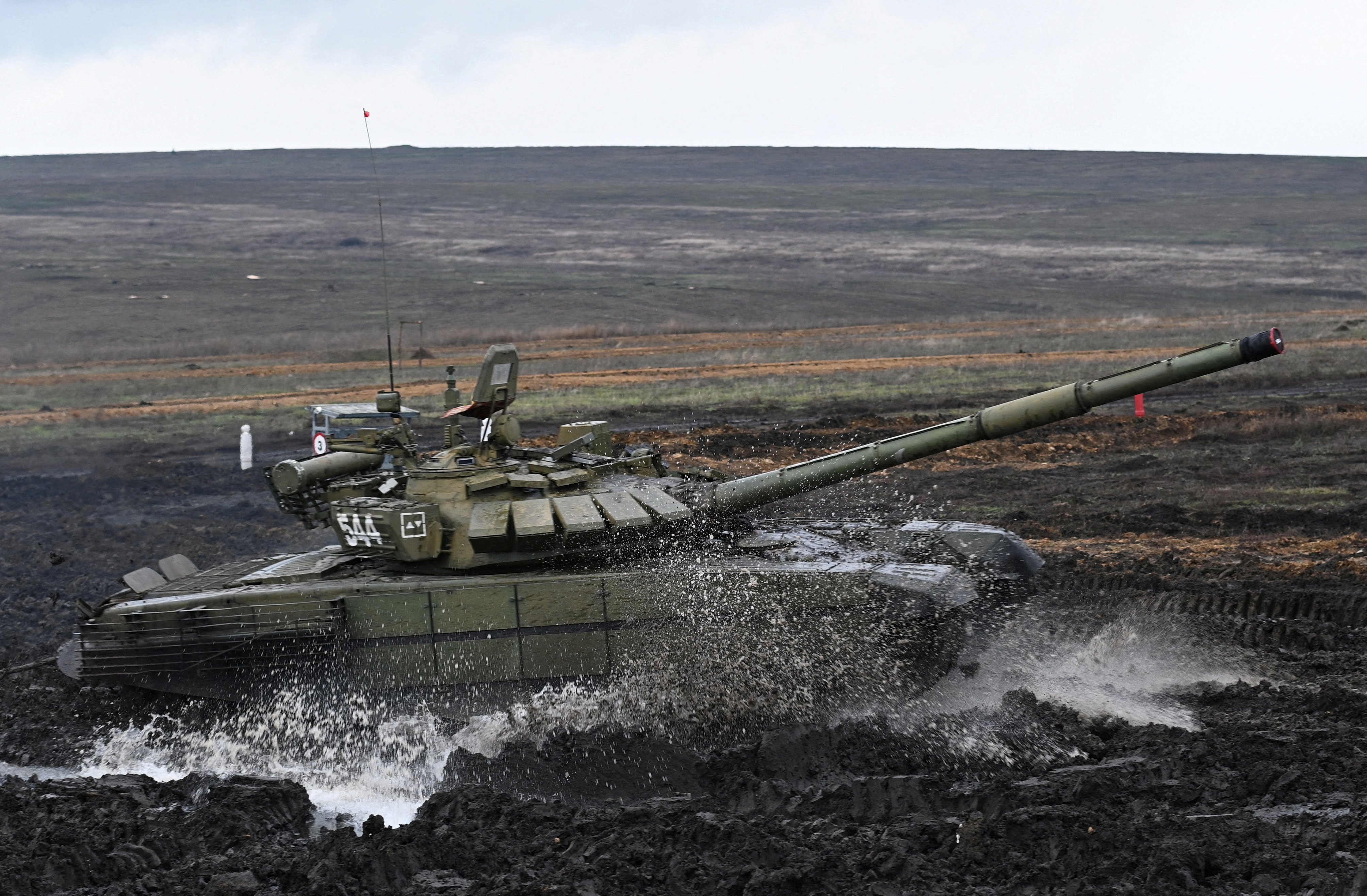 Russian military drills in the Rostov region