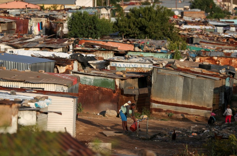 south african township