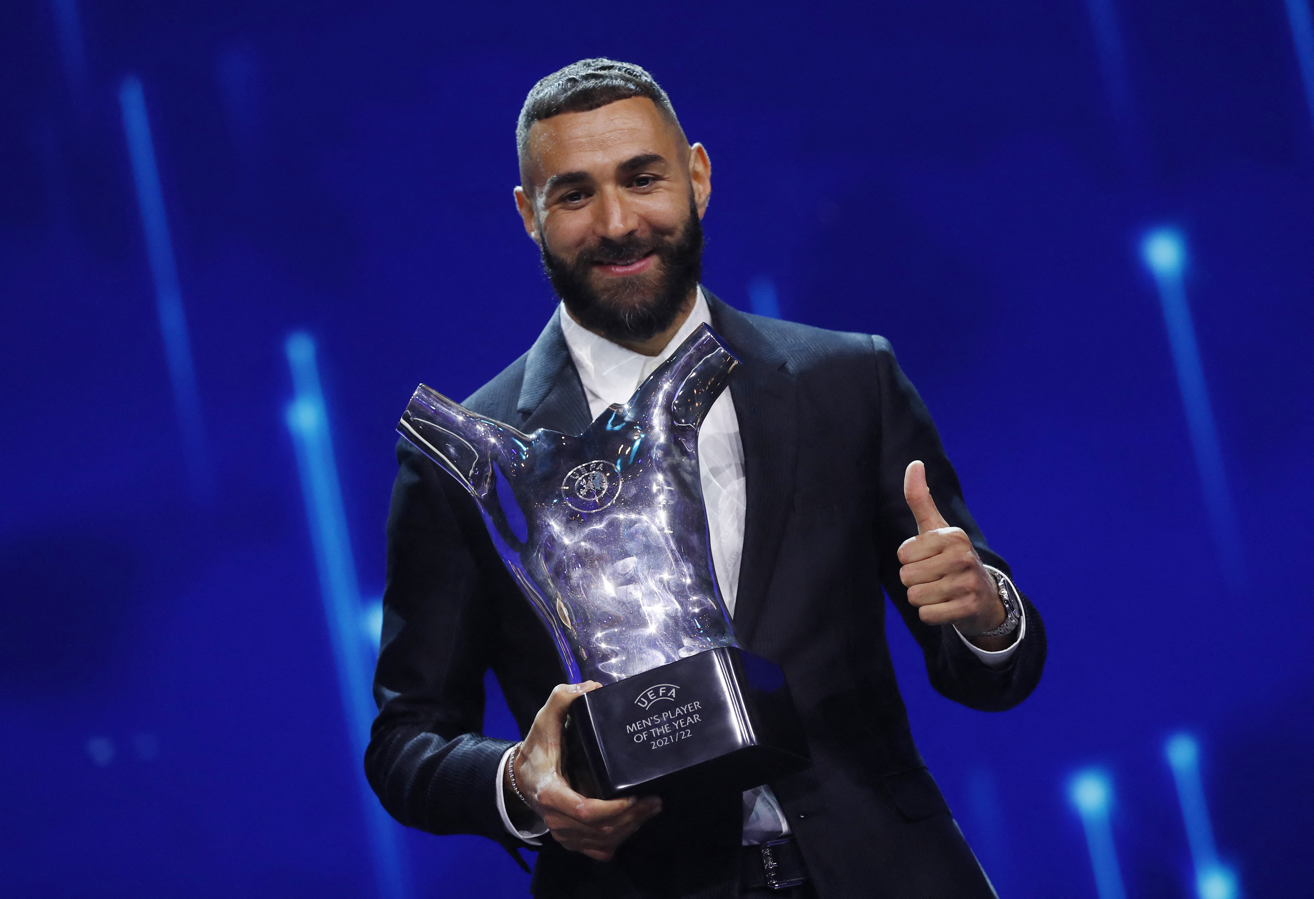 Real's Benzema named UEFA player of year, Ancelotti wins coach's award - Reuters