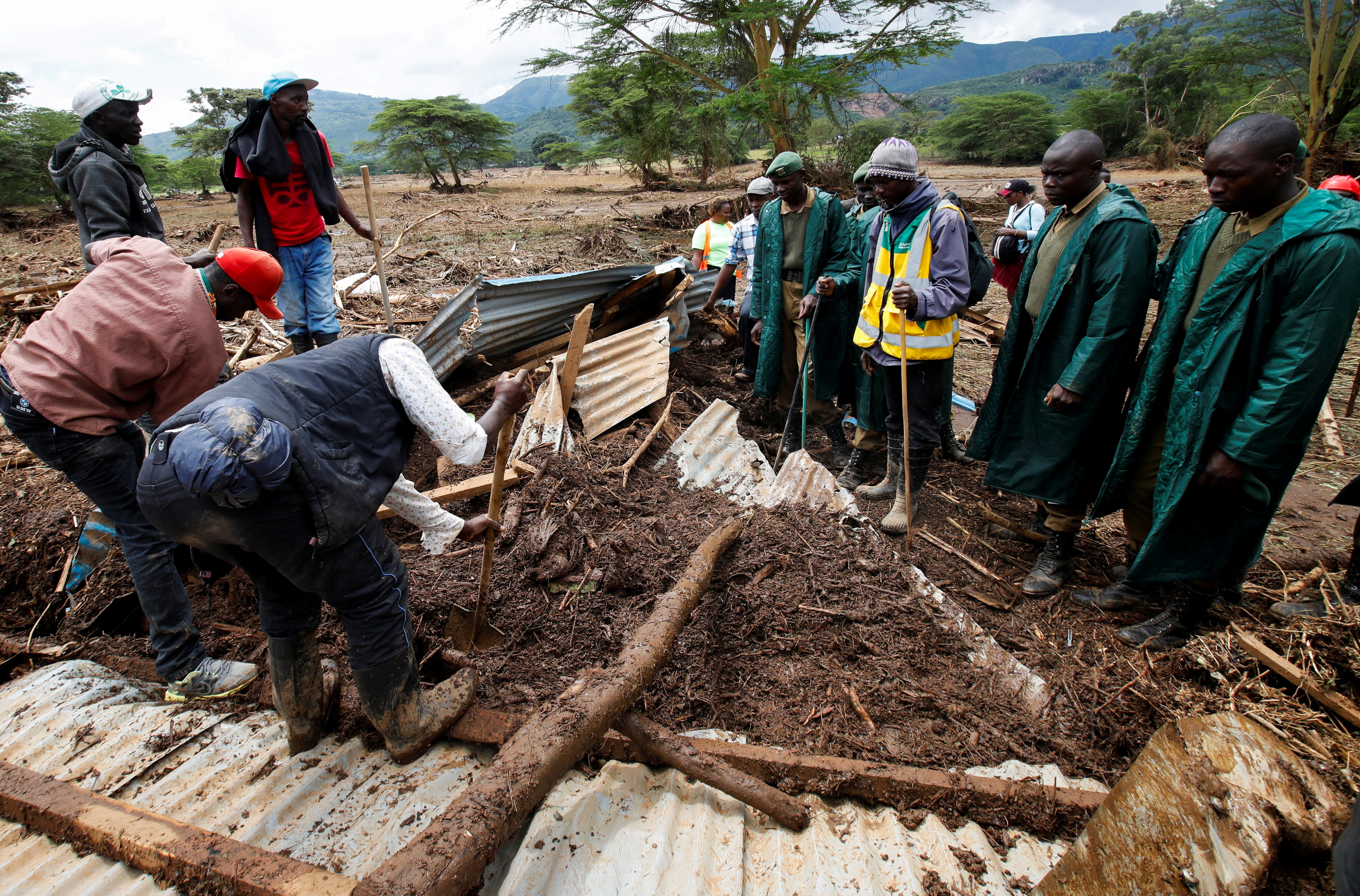 Kenya Red Cross says responding to landslide in area in centre of country