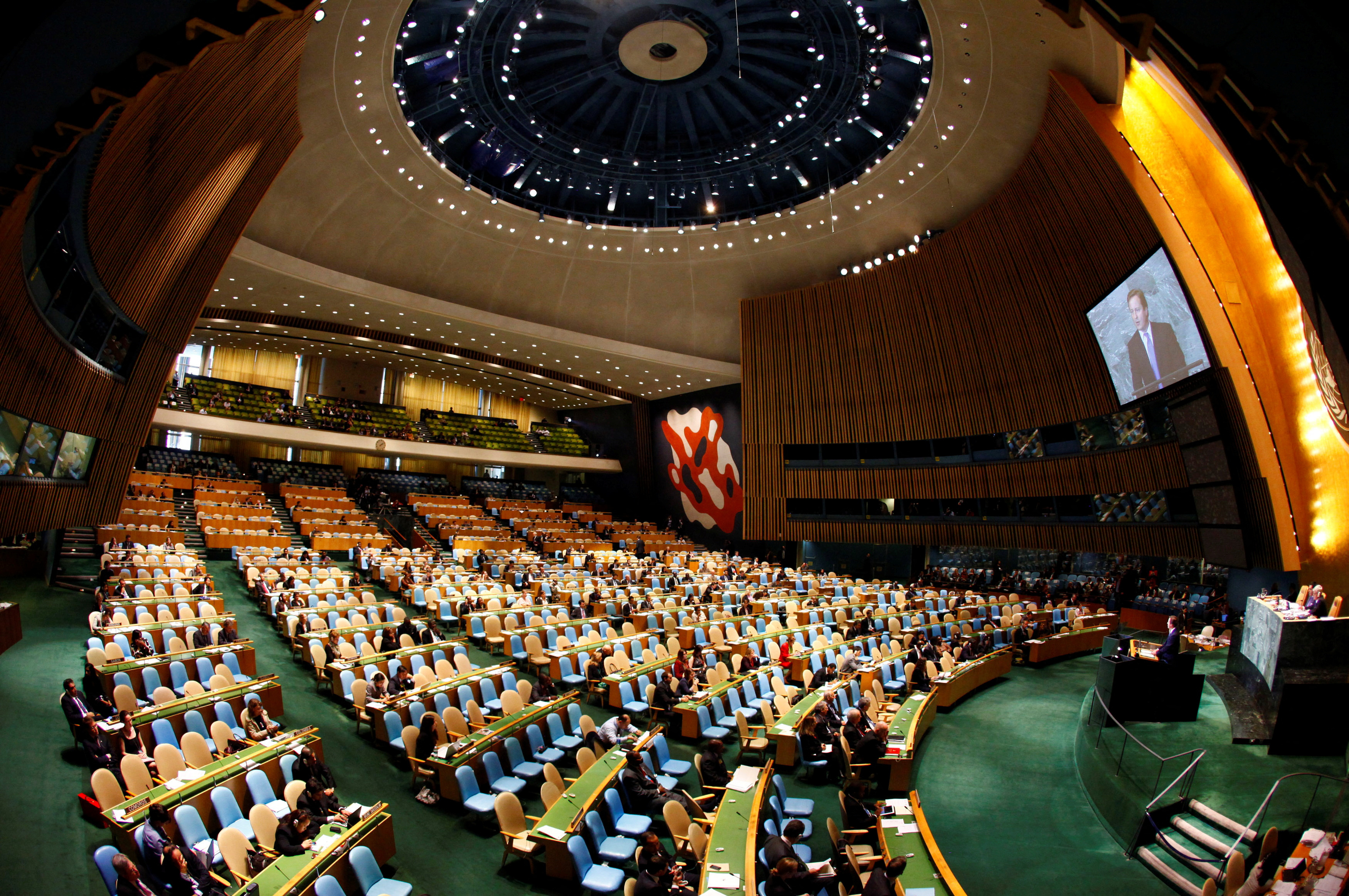 United Nations General Assembly chamber