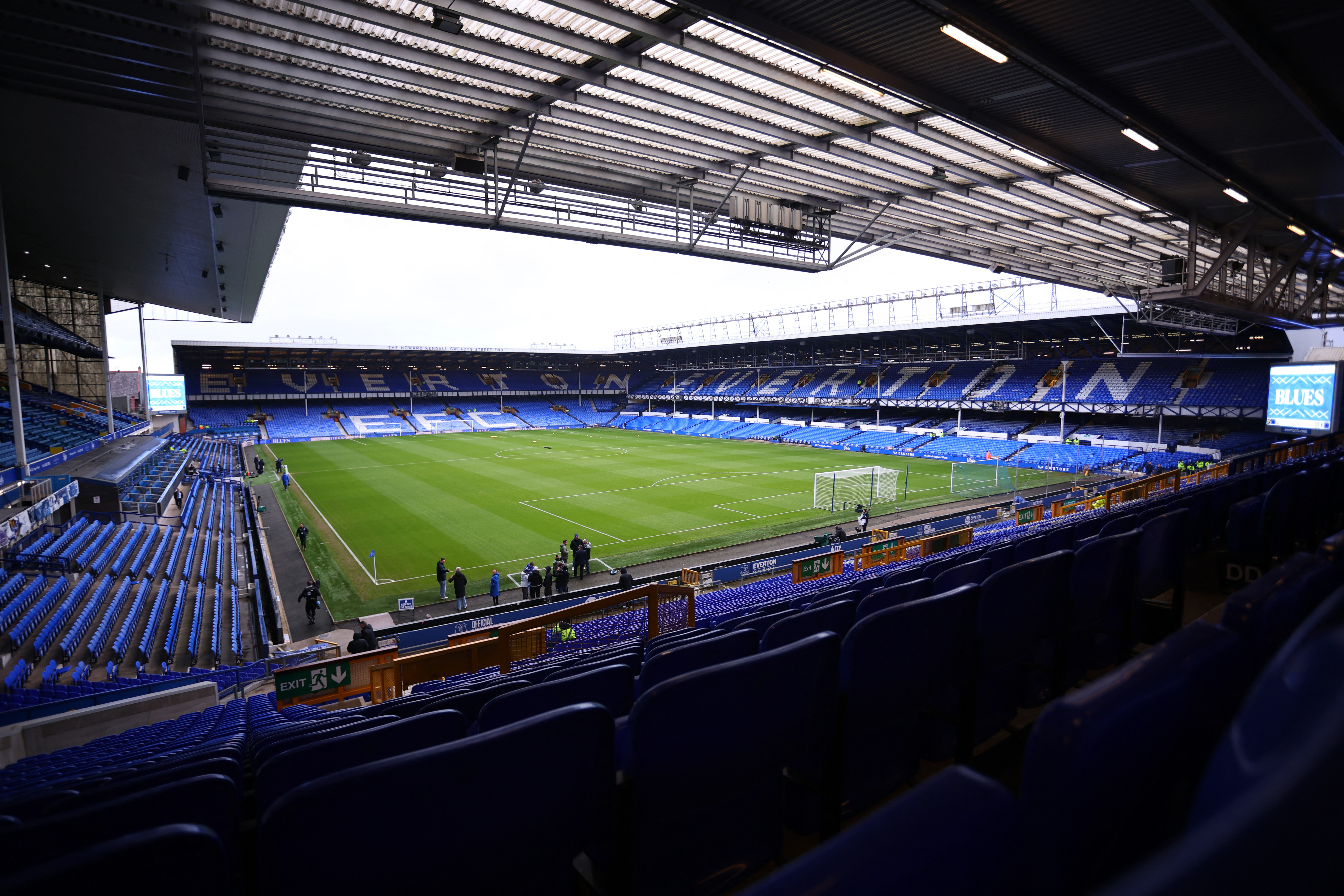 Everton's Goodison Park after final Merseyside derby at stadium