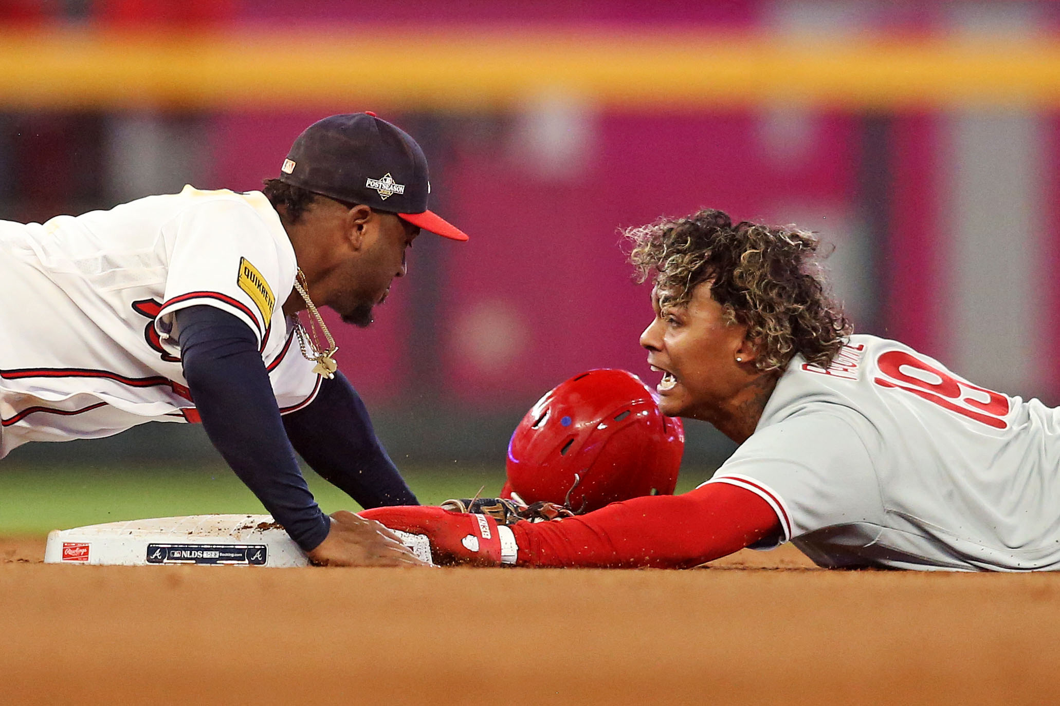 Austin Riley's clutch homer, crazy game-ending double play lifts Braves  over Phillies, ties NLDS