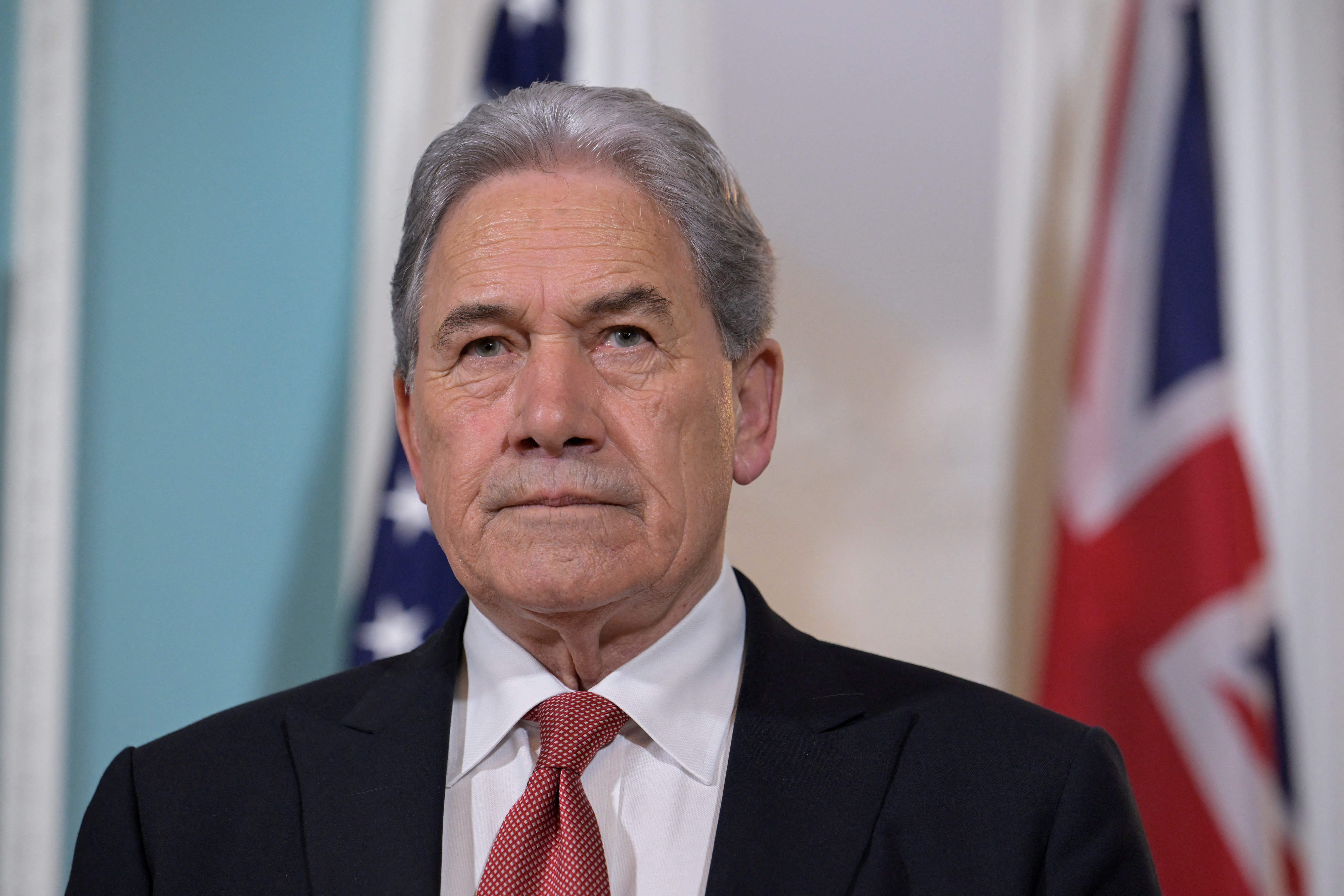New Zealand Foreign Minister Winston Peters at the U.S. State Department in Washington