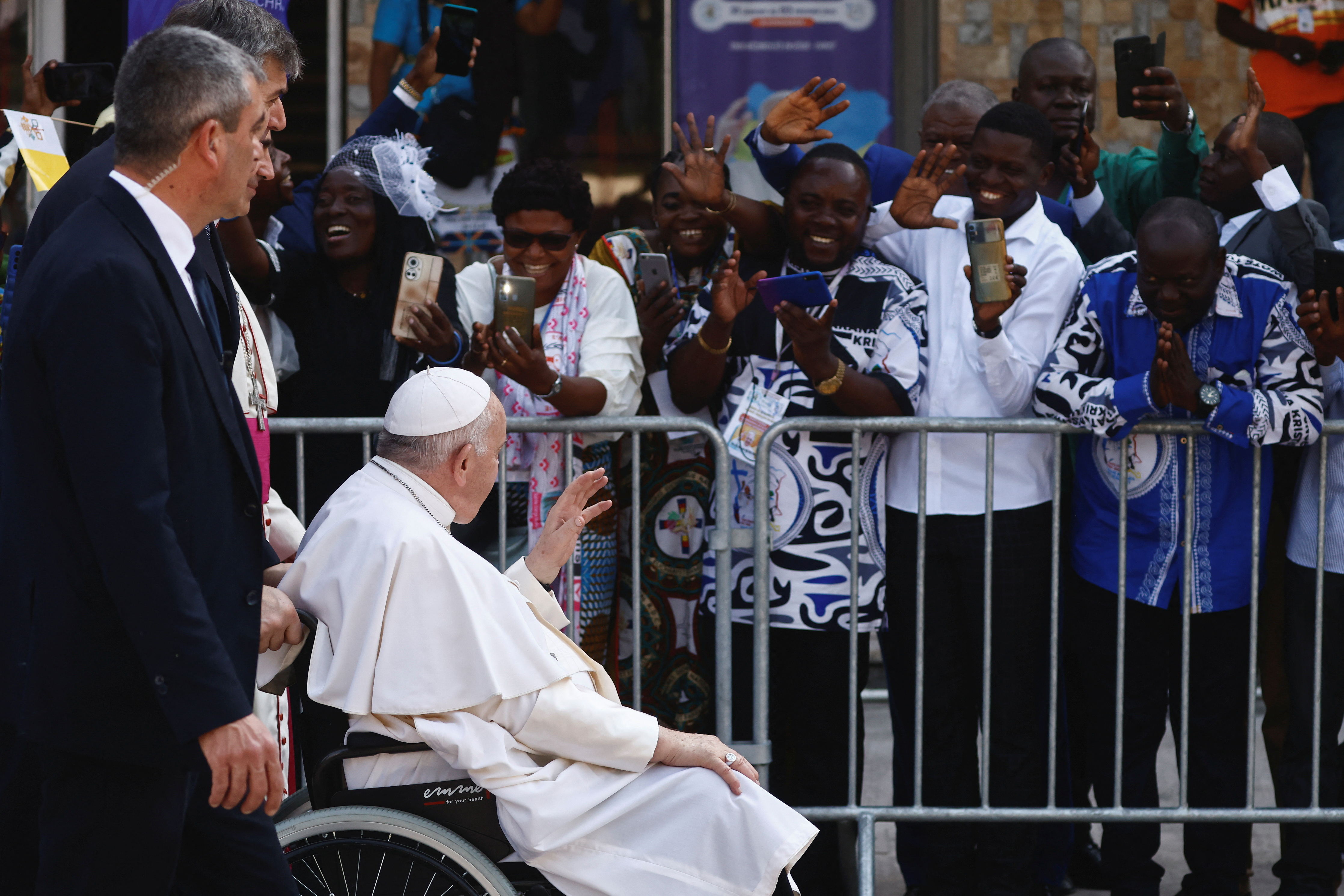 Pope Francis visits Congo