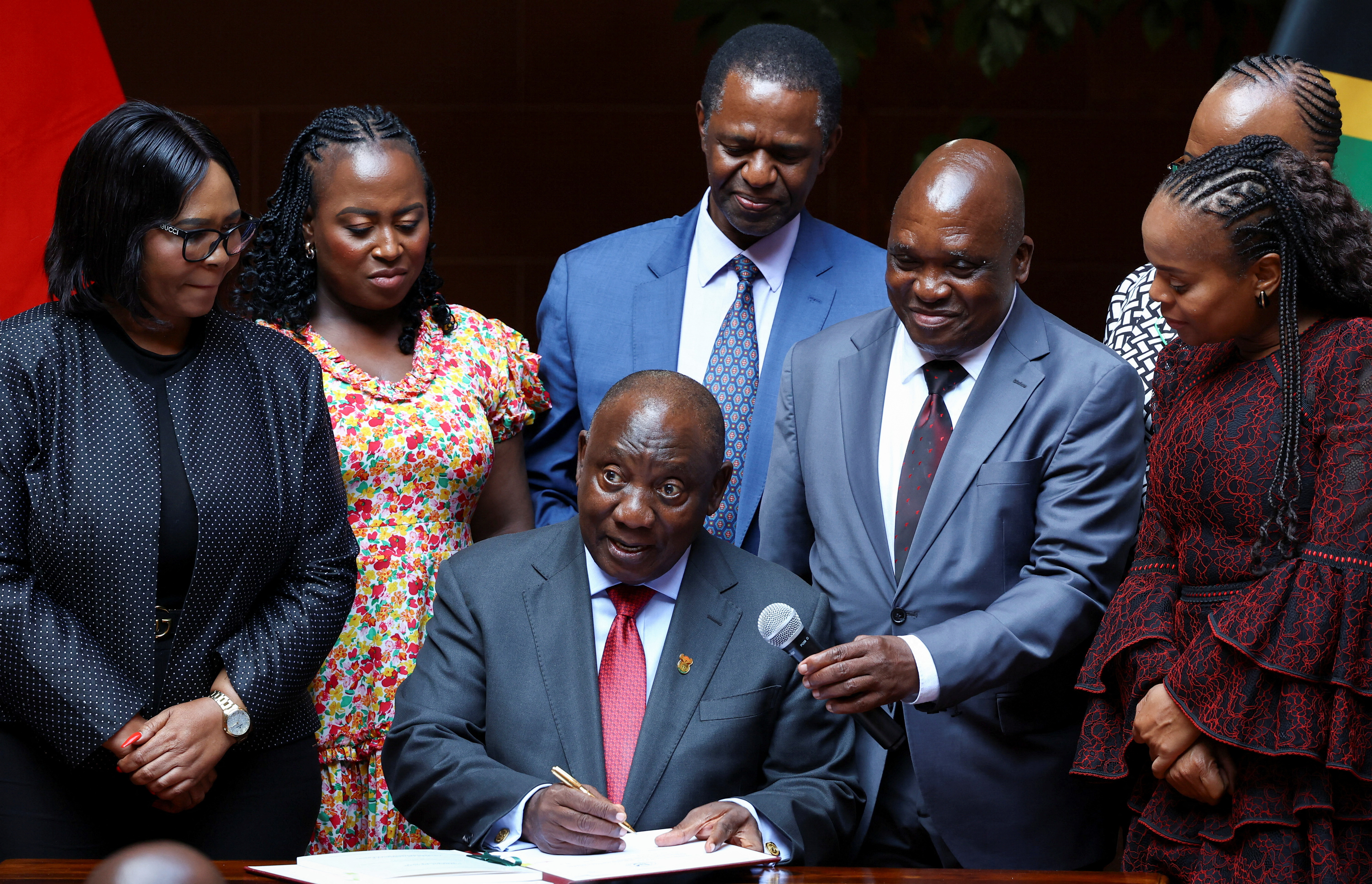South Africa's Ramaphosa to signs health insurance bill into law