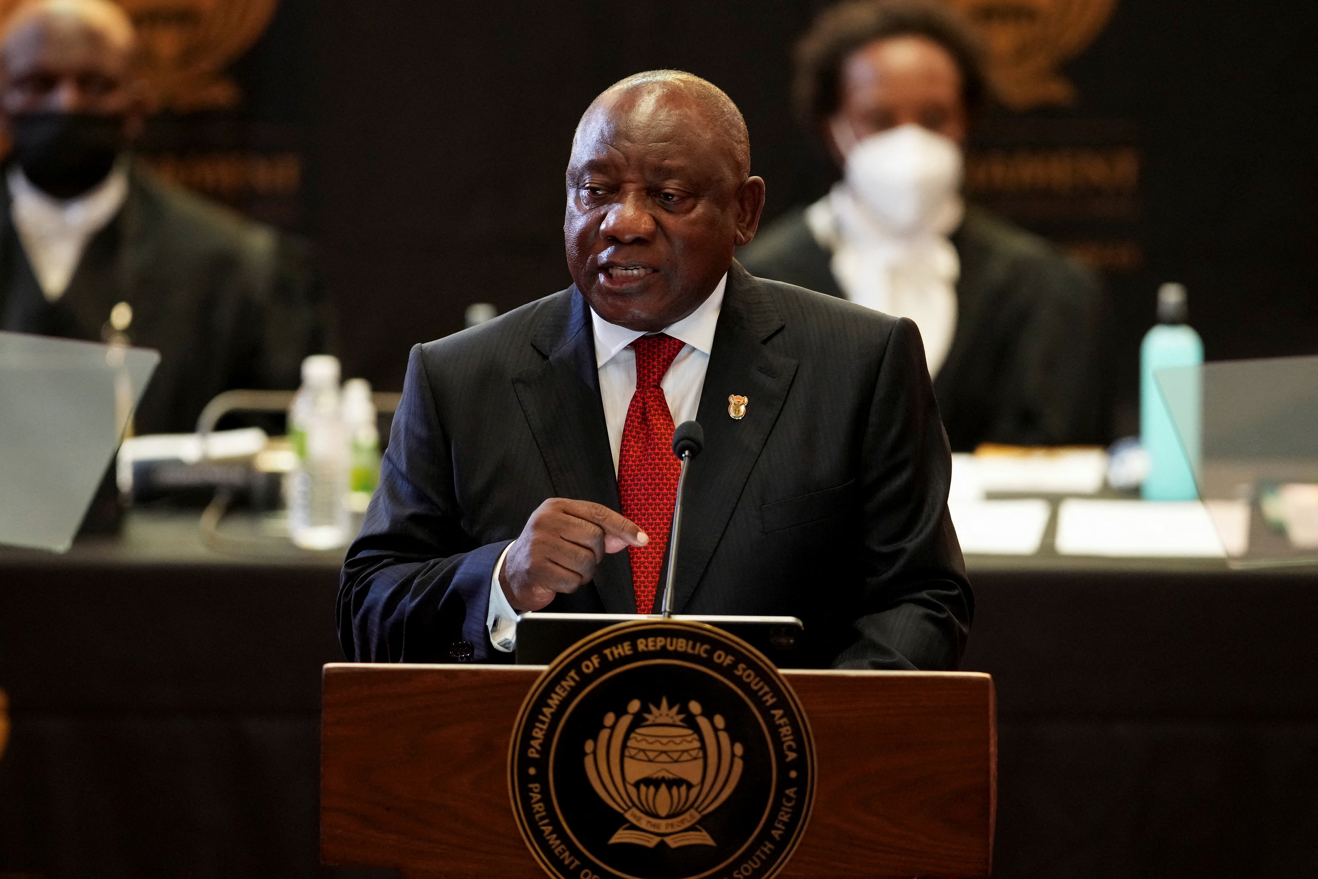 South Africa's Ramaphosa delivers state of the nation address, in Cape Town