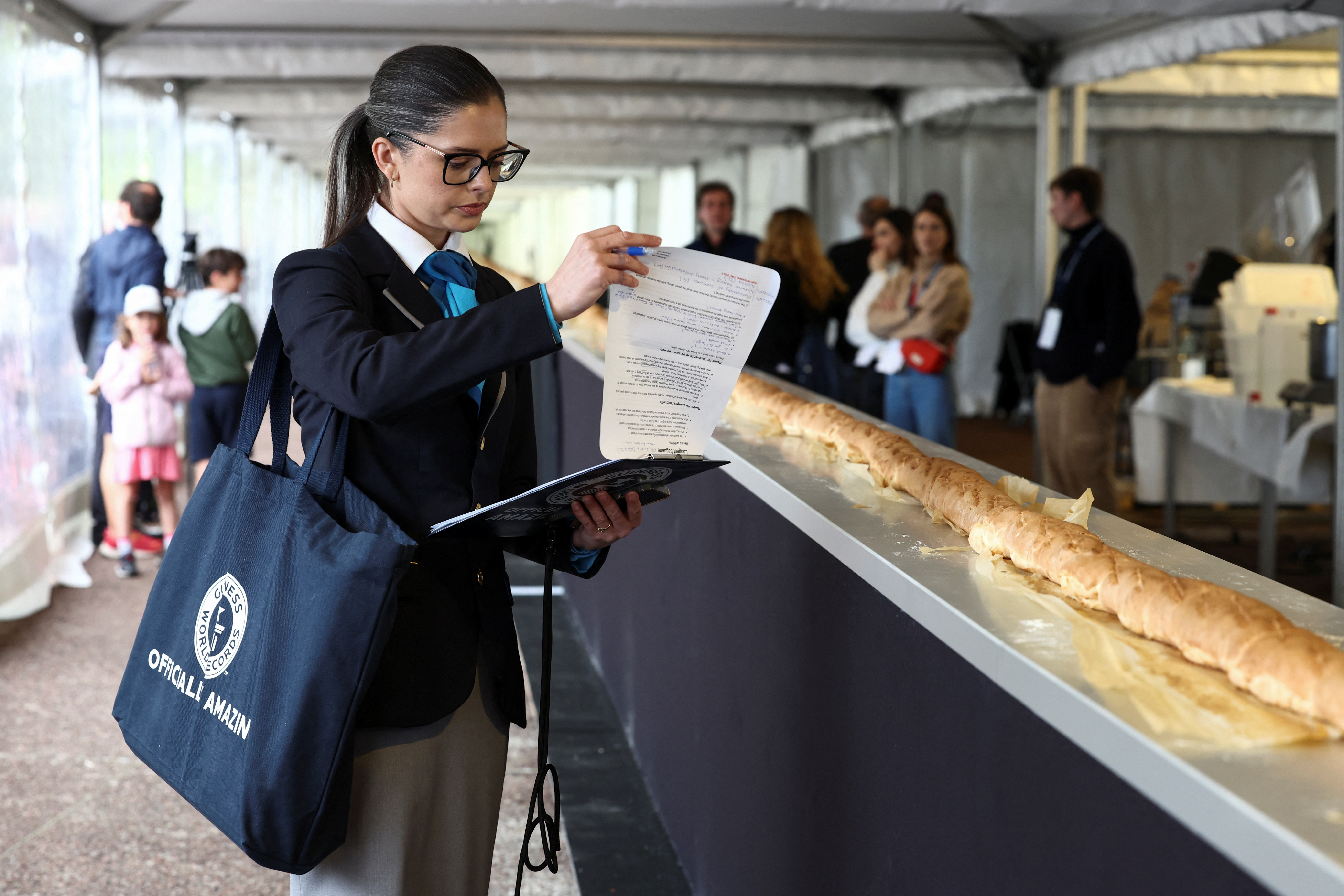 French bakers in record attempt for longest baguette