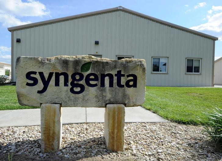 The bio-technology company Syngenta's research farm near Junction City