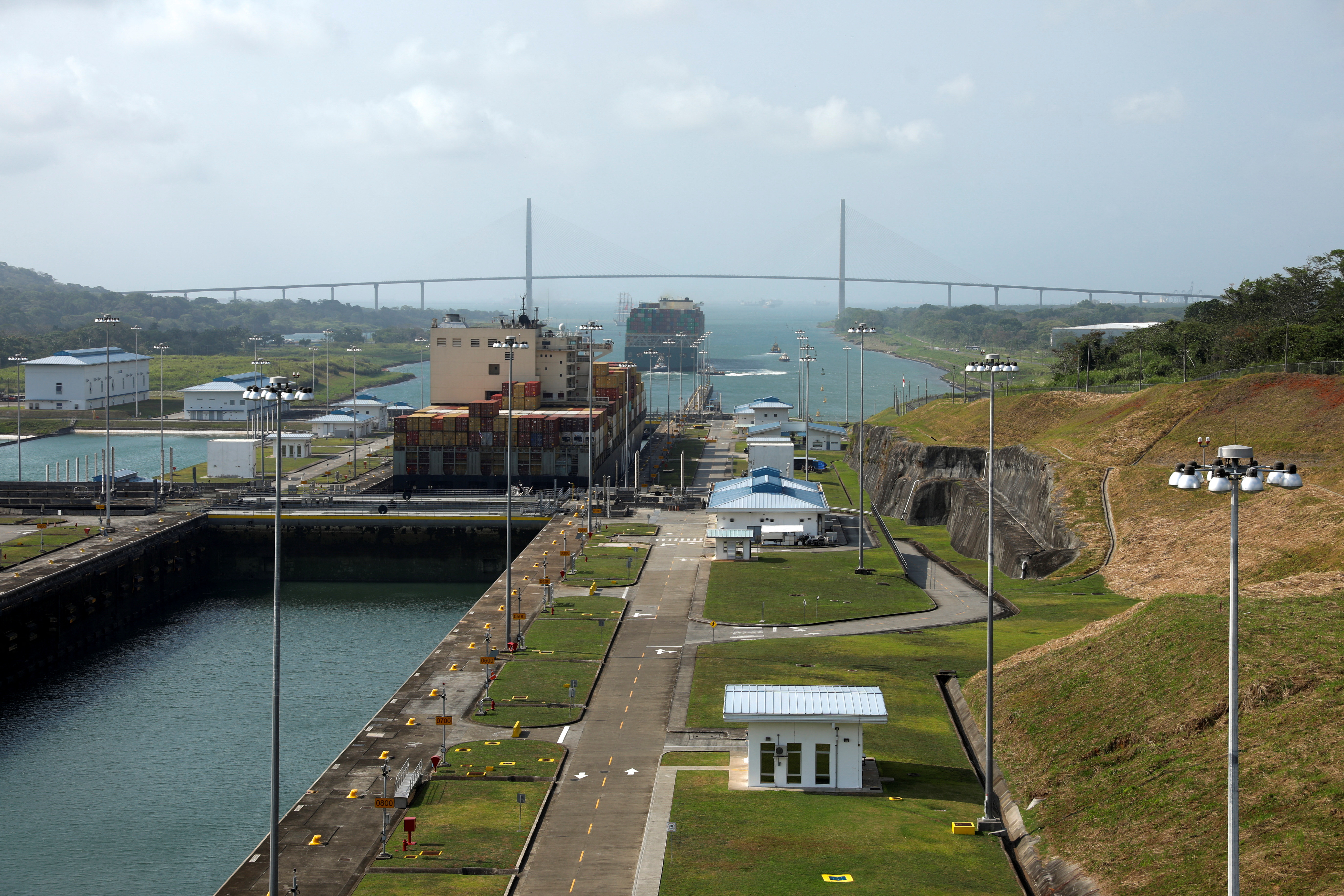 Agua Clara Locks on the Panama Canal