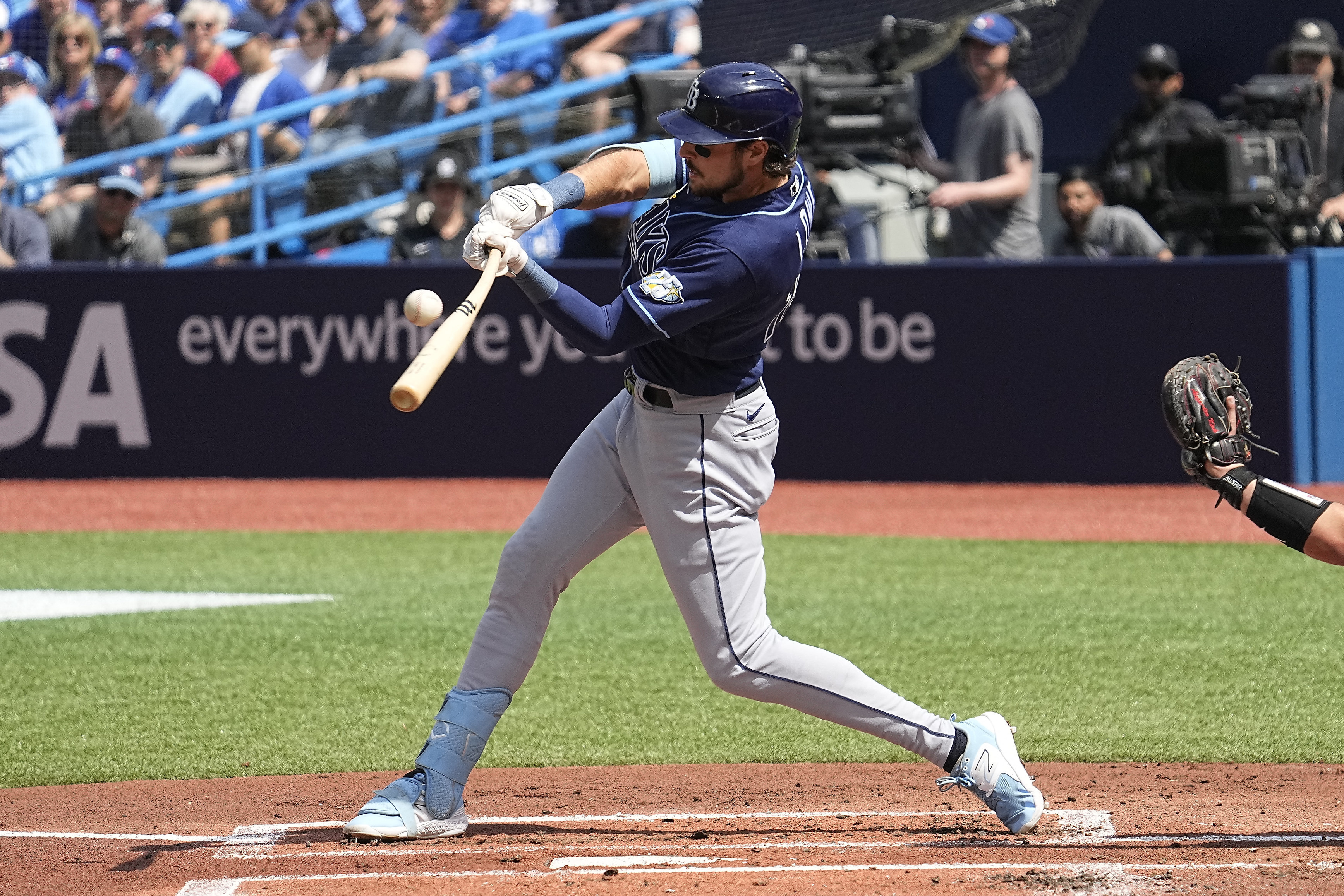 Jason Adam Swinging Strike to Bo Bichette, 08/03/2022