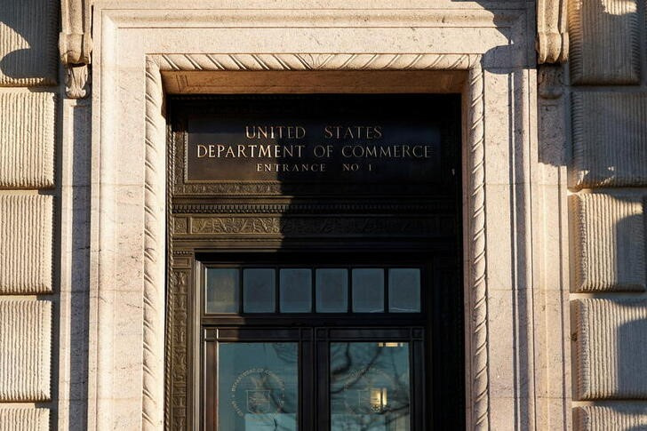 The Department of Commerce building is seen in Washington, DC