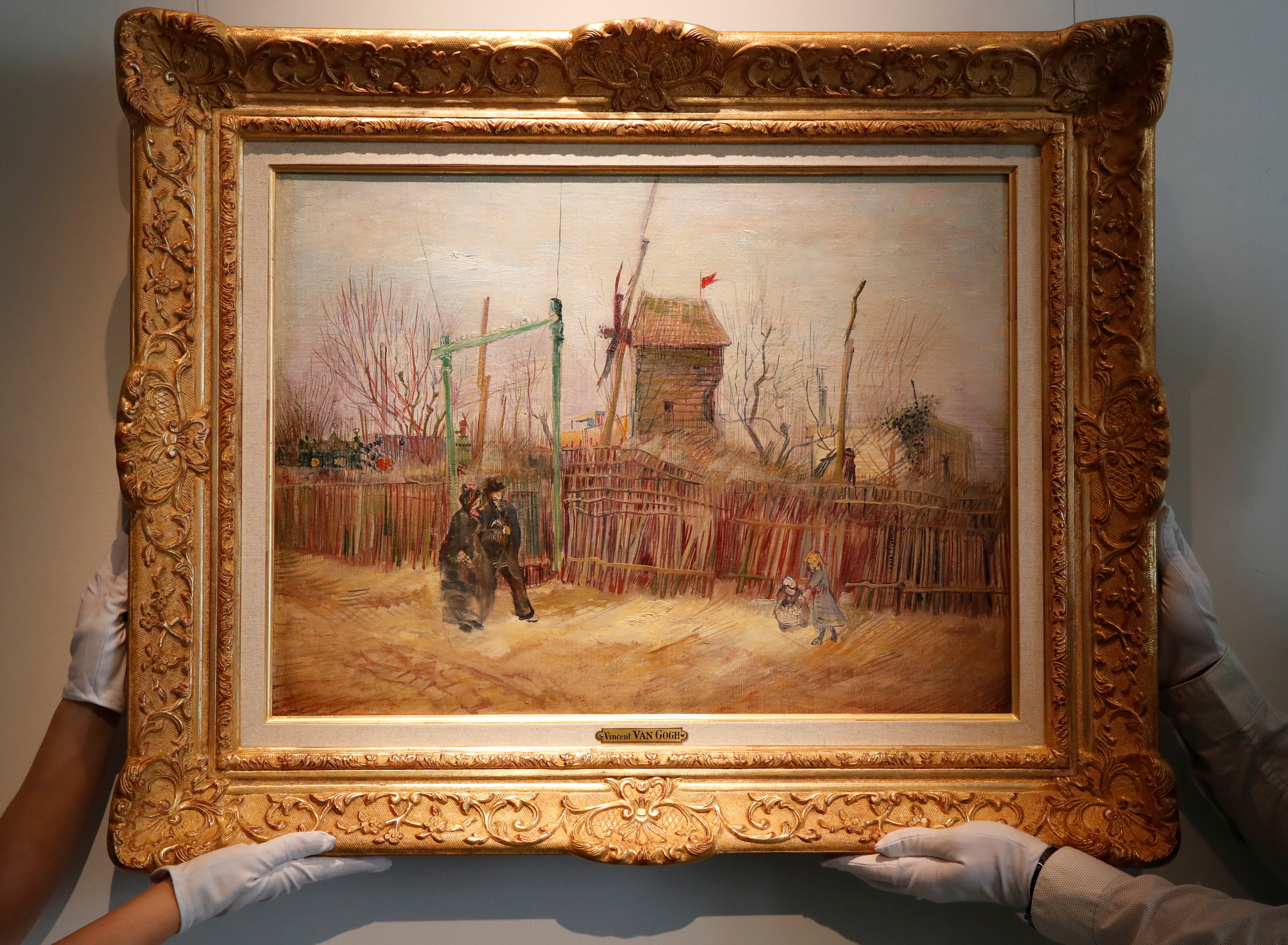 額装品　景観図　17世紀　オランダ　ゼーランド州トーレン　お値打ち ゴッホの未公開絵画、約17億円で競売落札 | ロイター