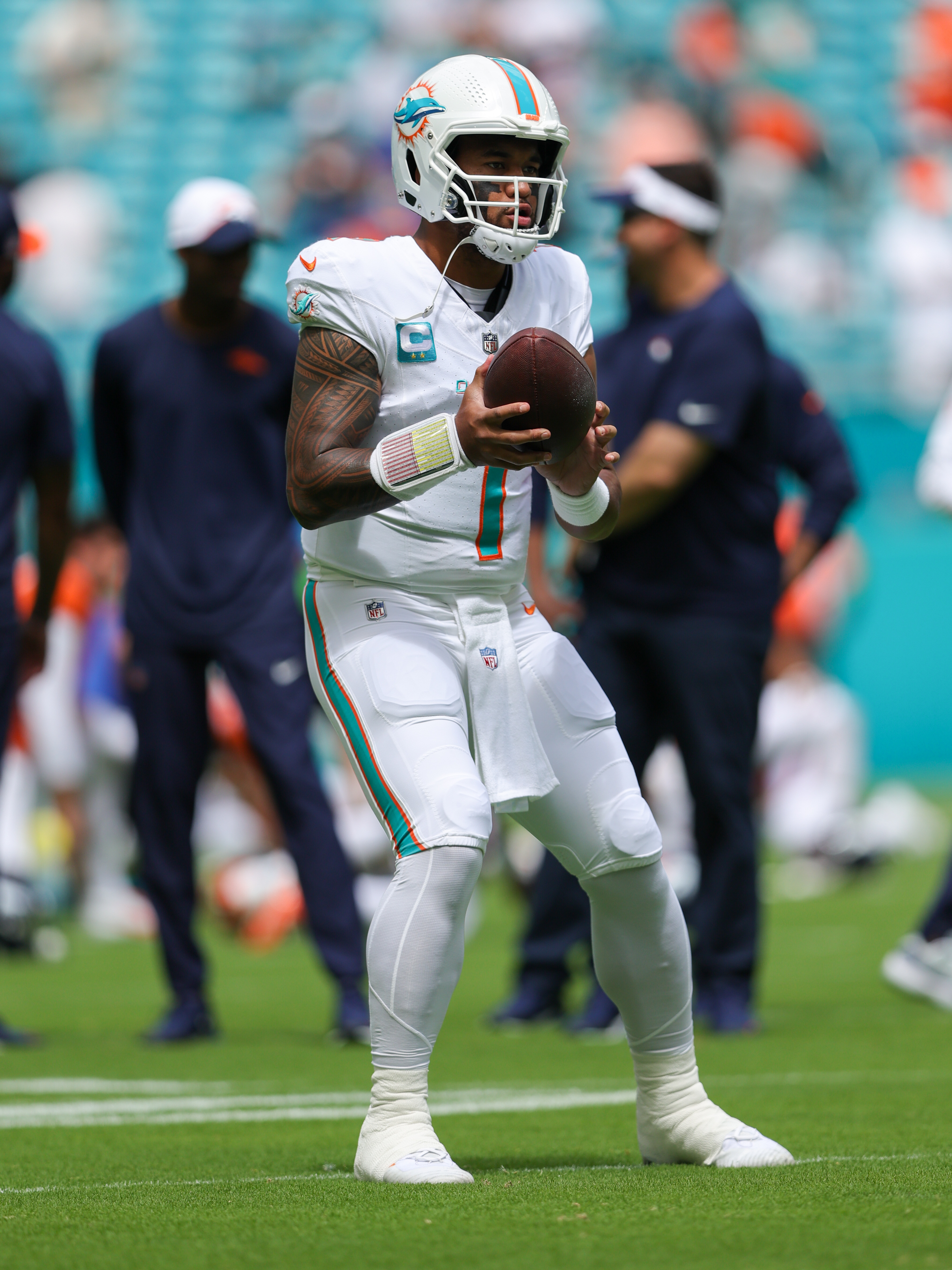 Miami Dolphins score a record 70 points in rout of Denver Broncos