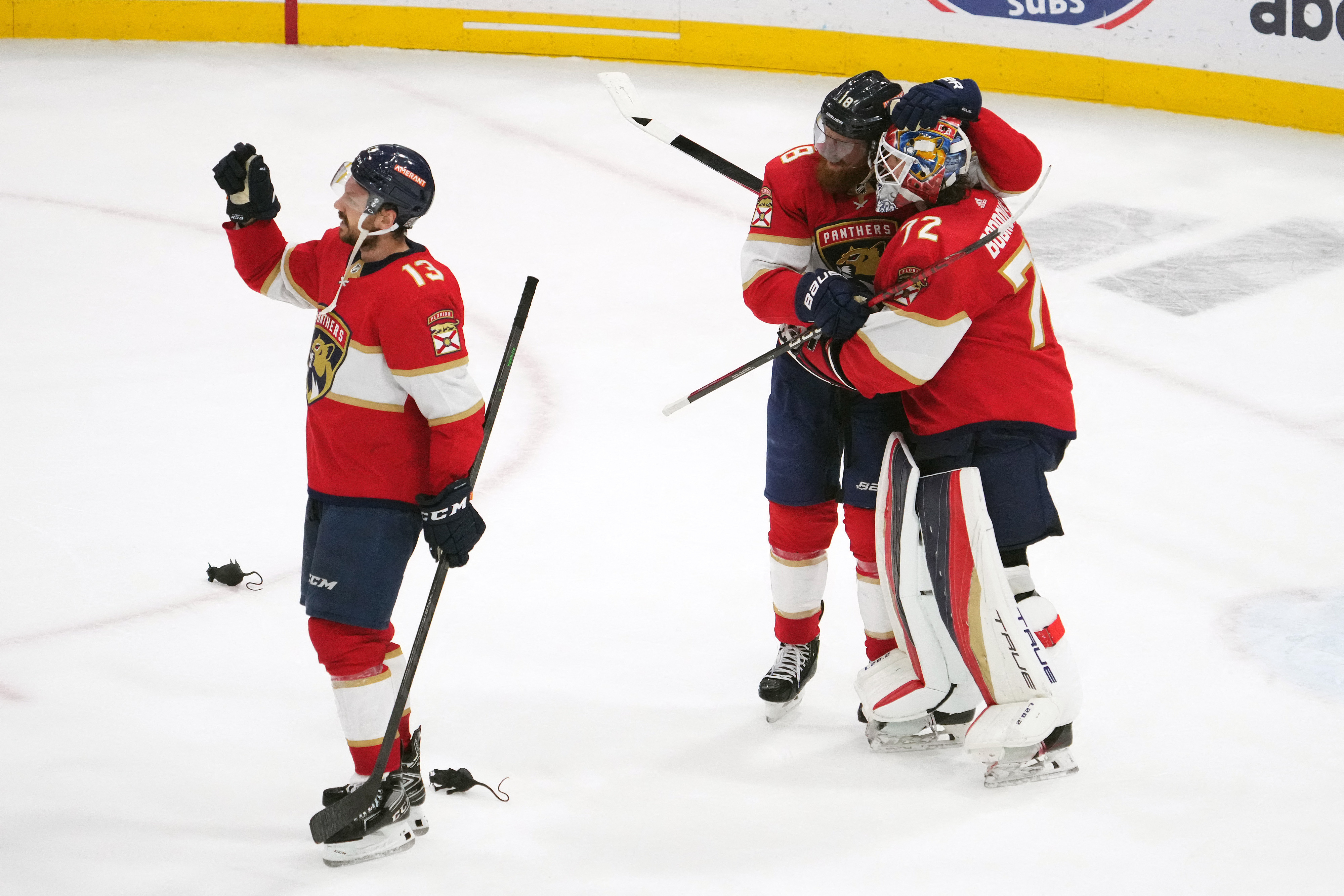 Bobrovsky gets shutout, Panthers top Hurricanes 1-0 for 3-0 lead