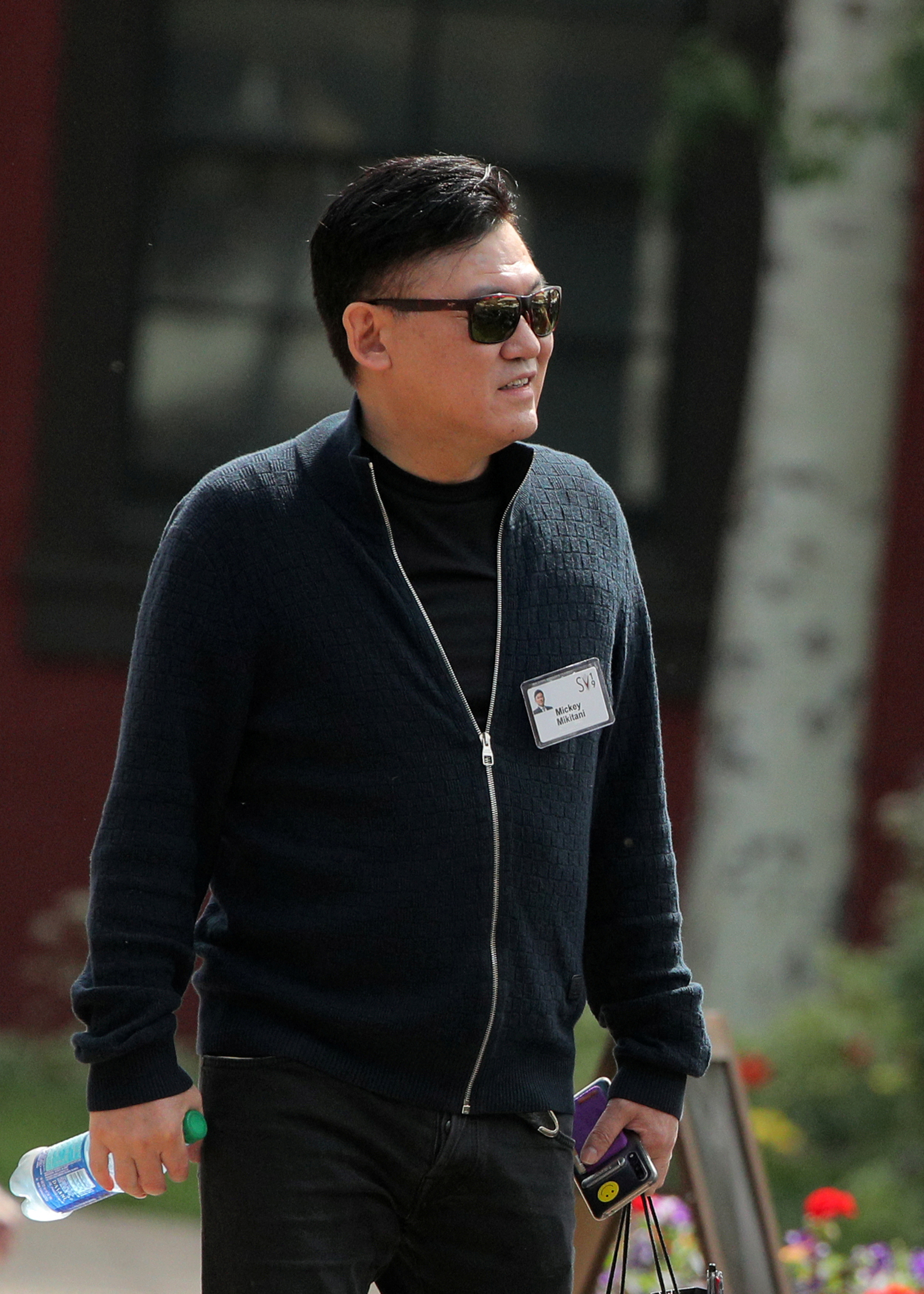 Hiroshi Mikitani, CEO of Rakuten, attends the annual Allen and Co. Sun Valley media conference in Sun Valley, Idaho