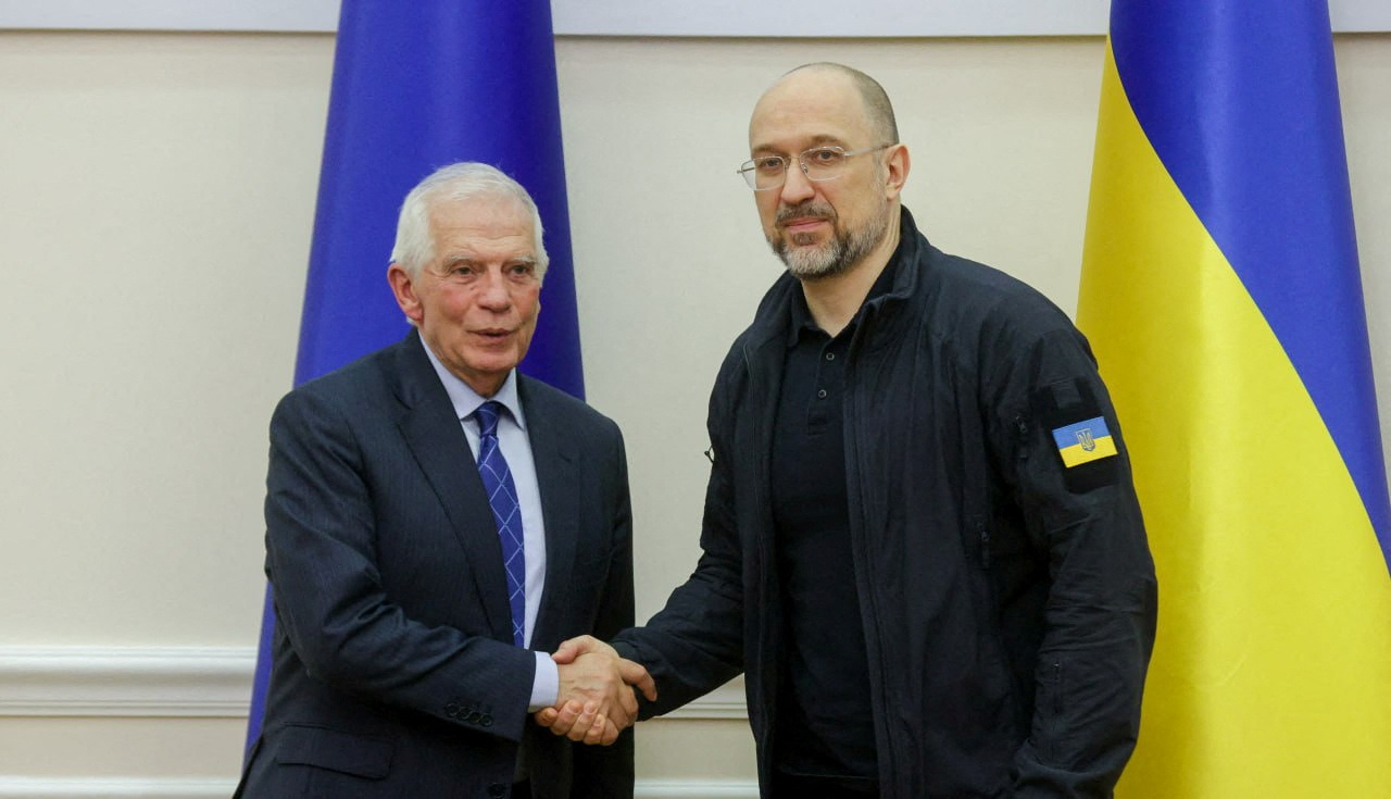 EU's foreign policy chief Borrell arrives in Kyiv, underlines support ...