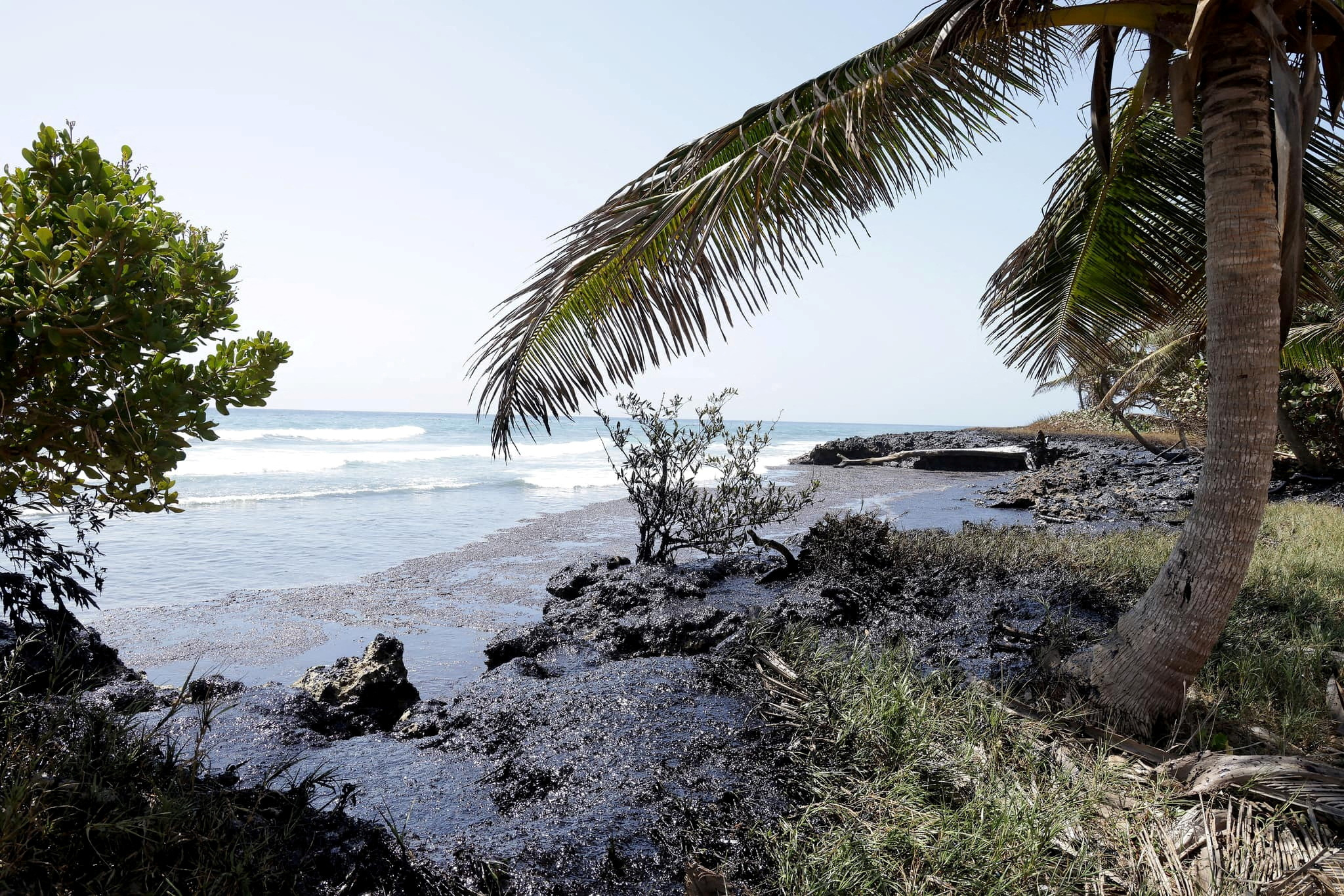 Trinidad and Tobago cleans up beaches following 12-kilometer oil spill ...