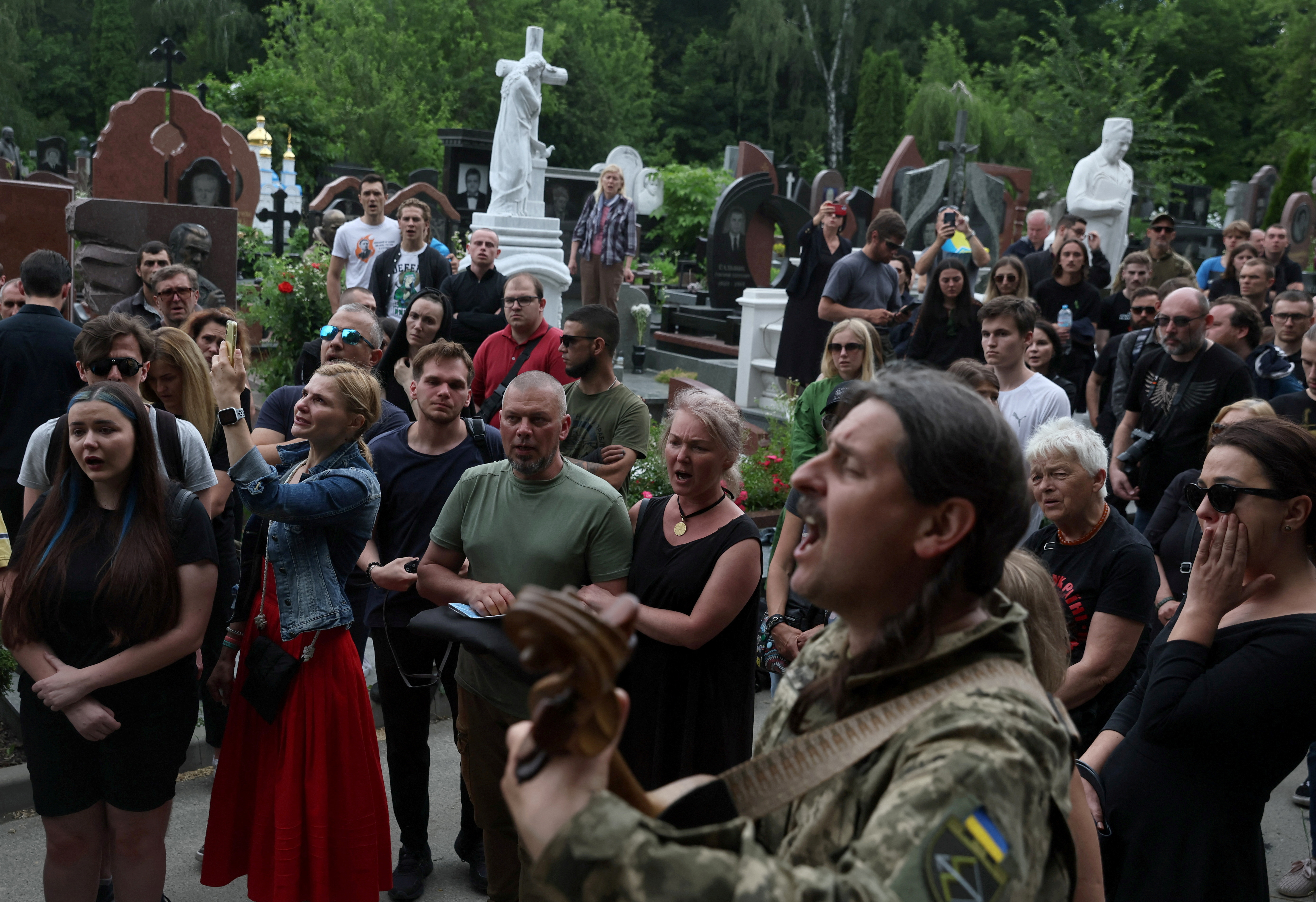Романа Раточного похоронили в Киеве